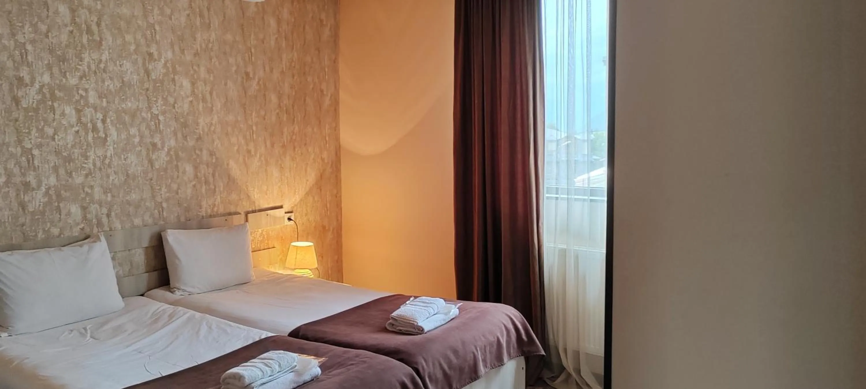 Bed in Hotel Svanseti