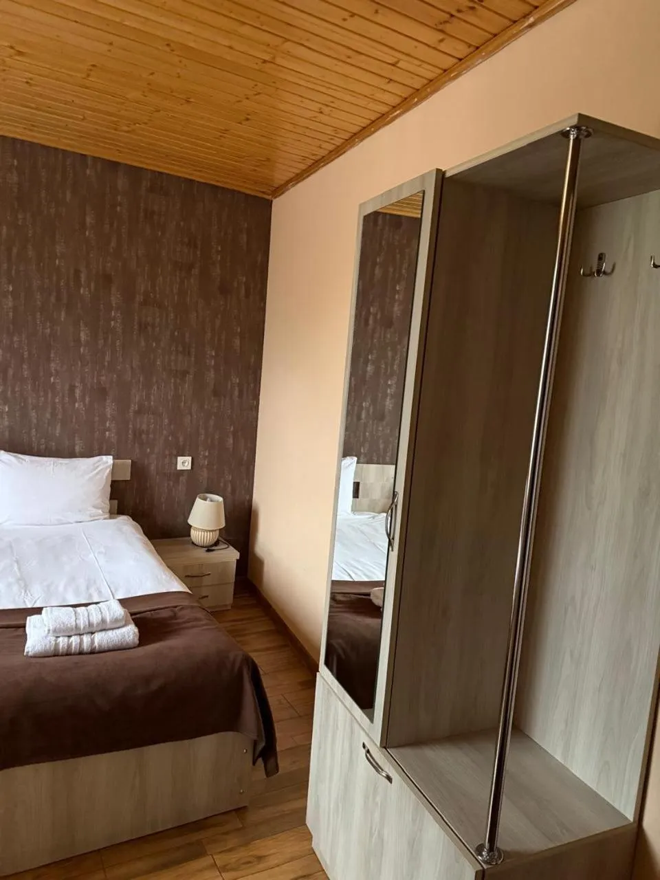 Bed in Hotel Svanseti