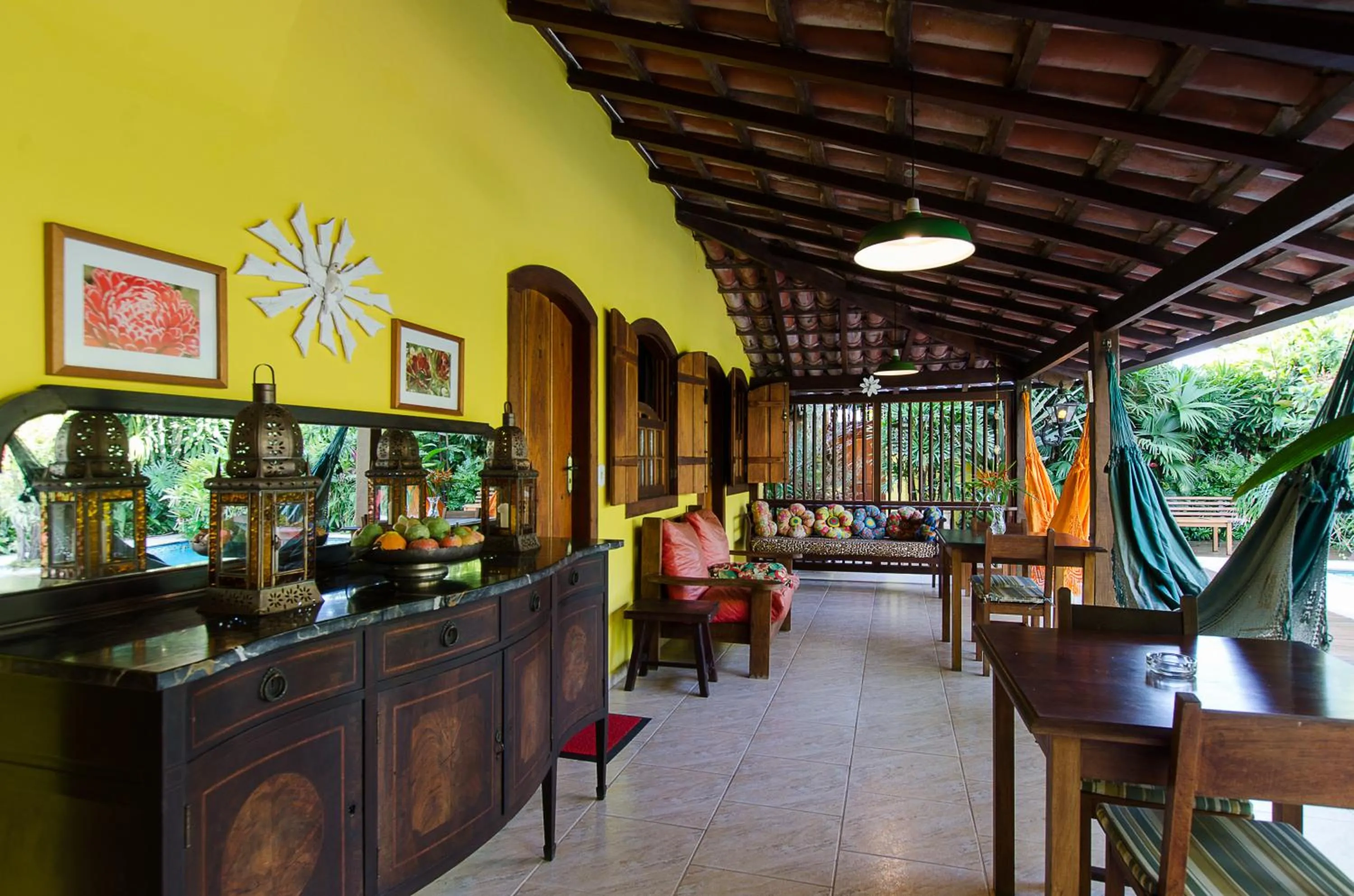Balcony/Terrace in Pousada Missanga