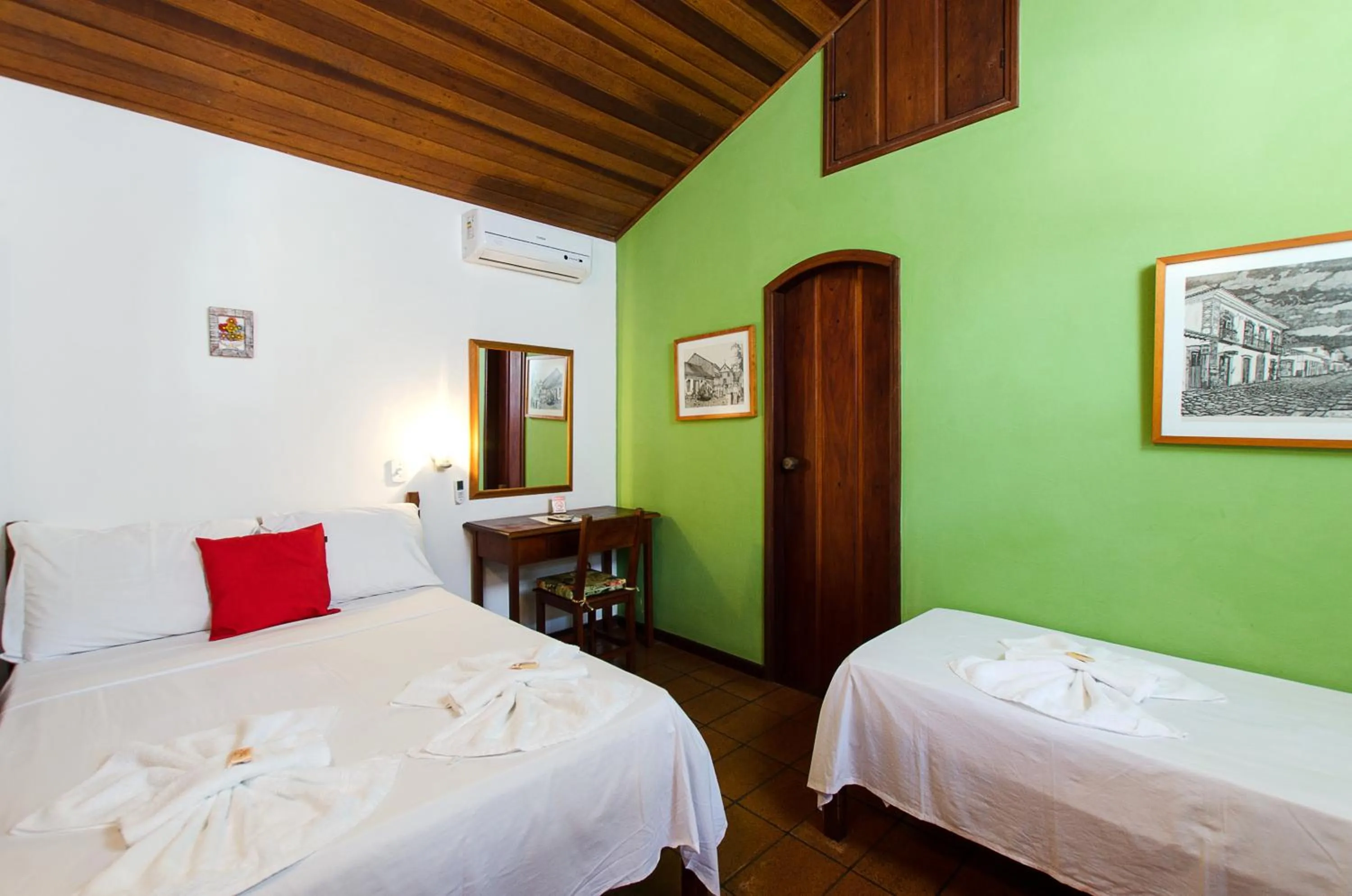 Bed in Pousada Missanga