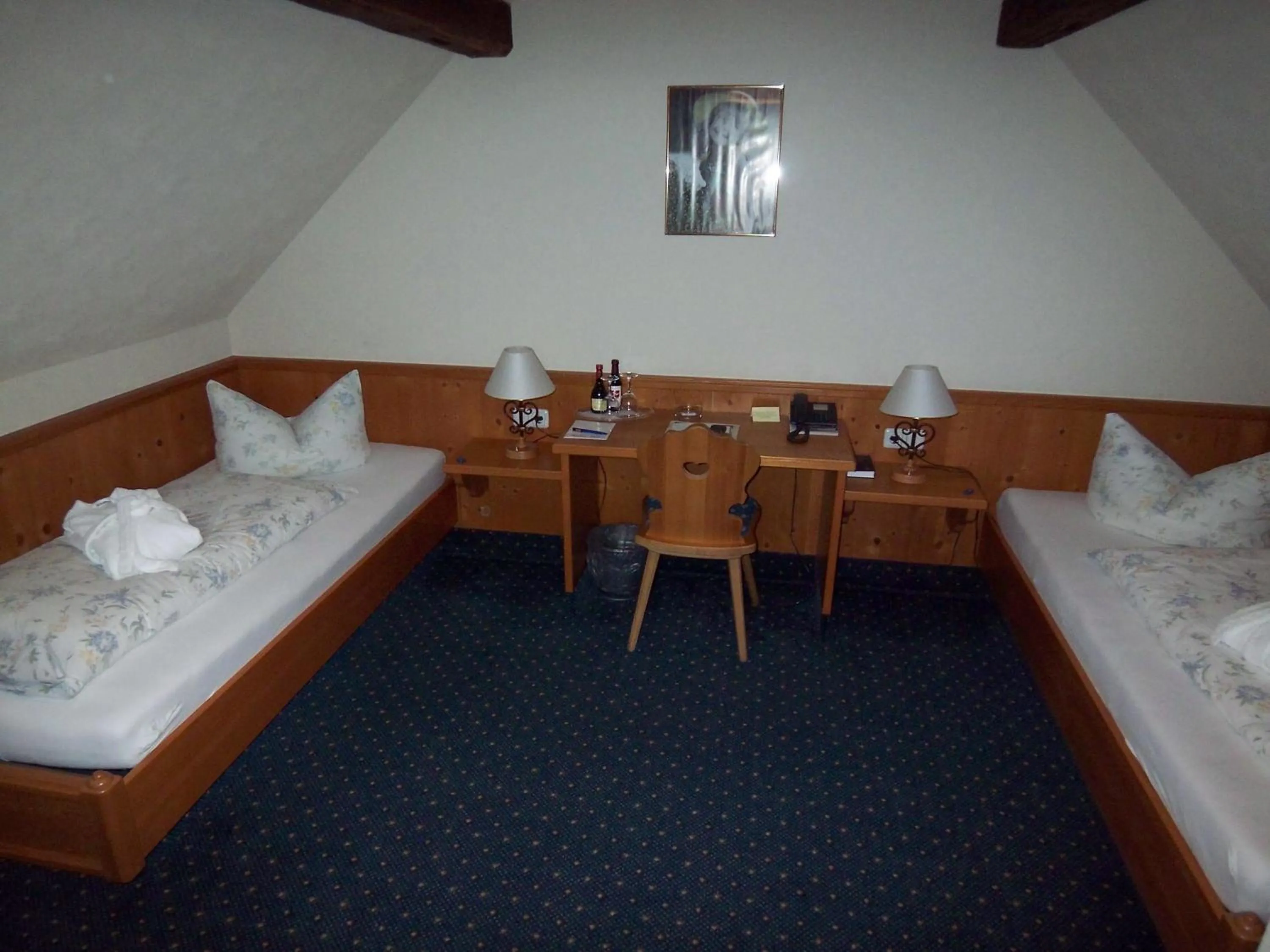 Photo of the whole room, Bed in Hotel Hammermühle
