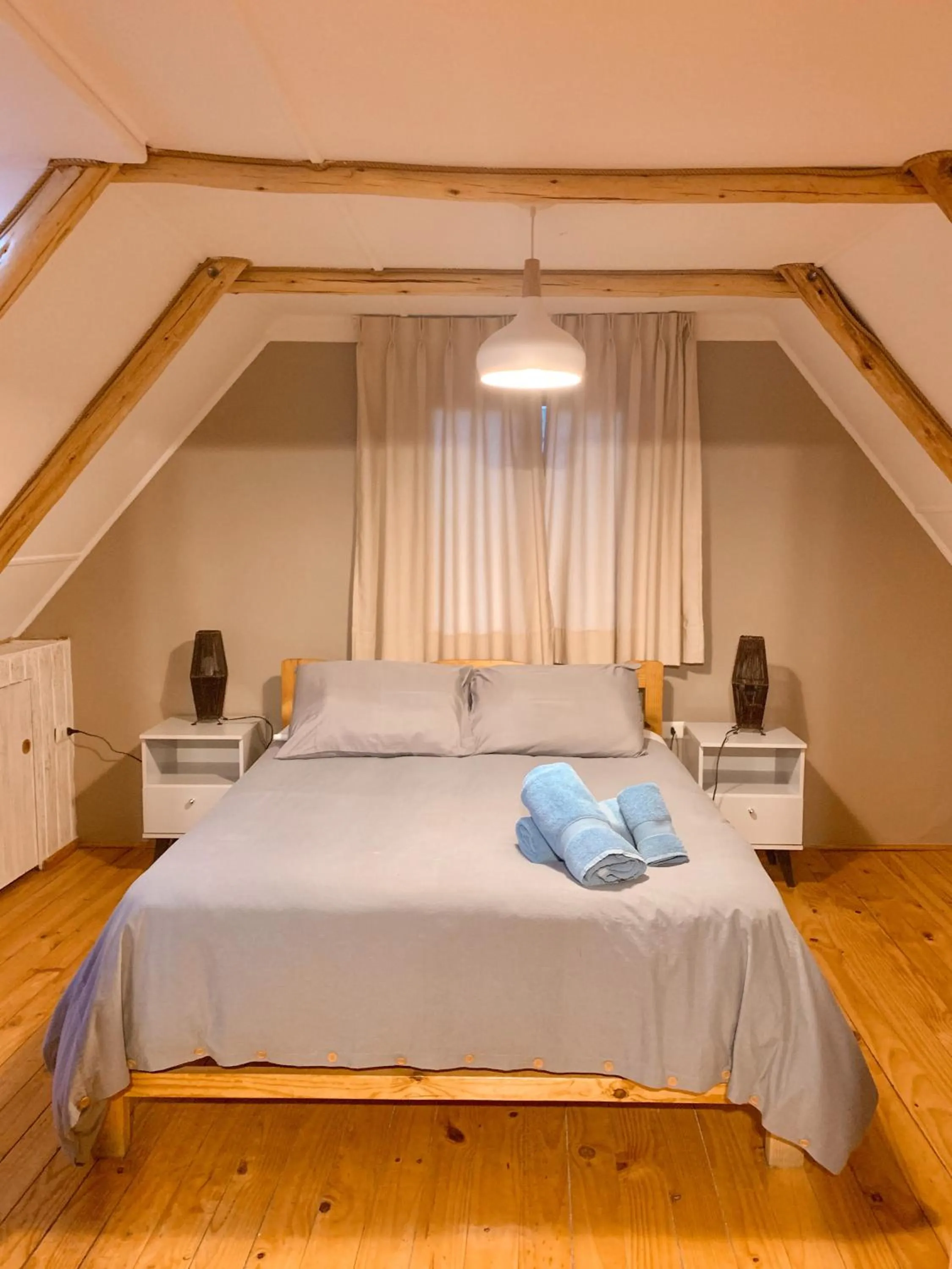 Bed in Hotel El Tesoro de Elqui