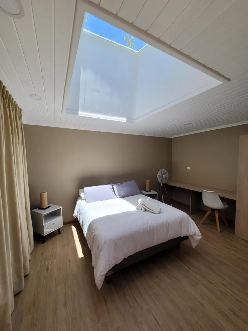 Bed in Hotel El Tesoro de Elqui