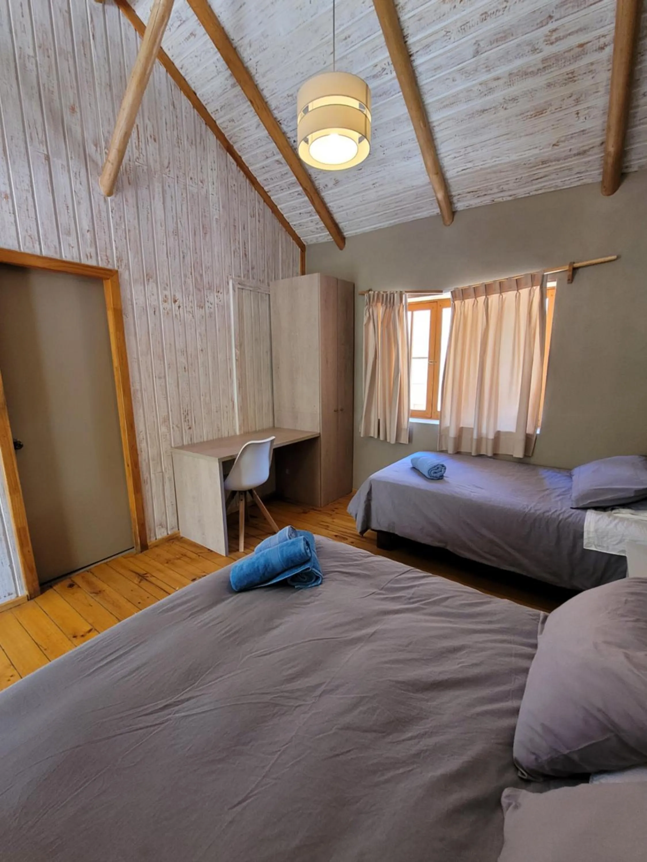 Bed in Hotel El Tesoro de Elqui