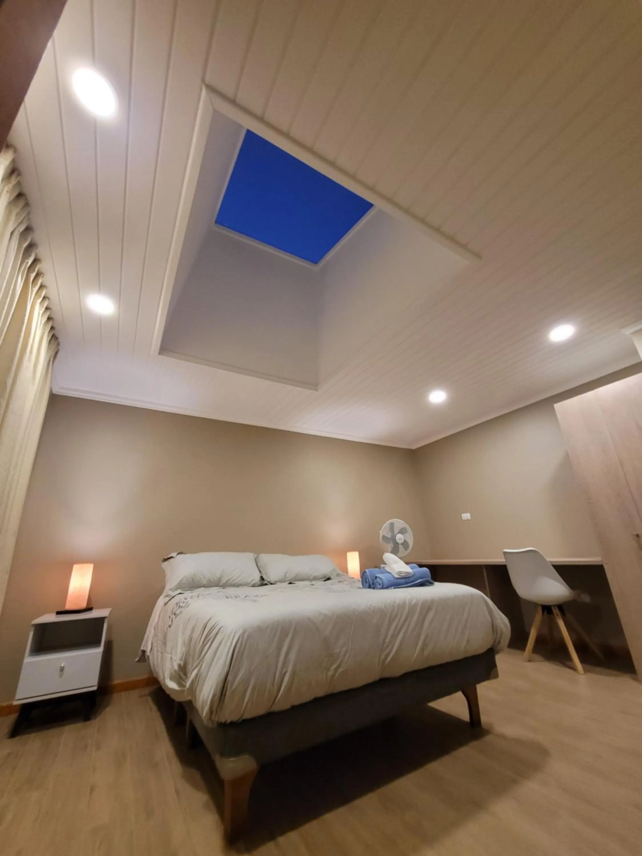 Bed in Hotel El Tesoro de Elqui