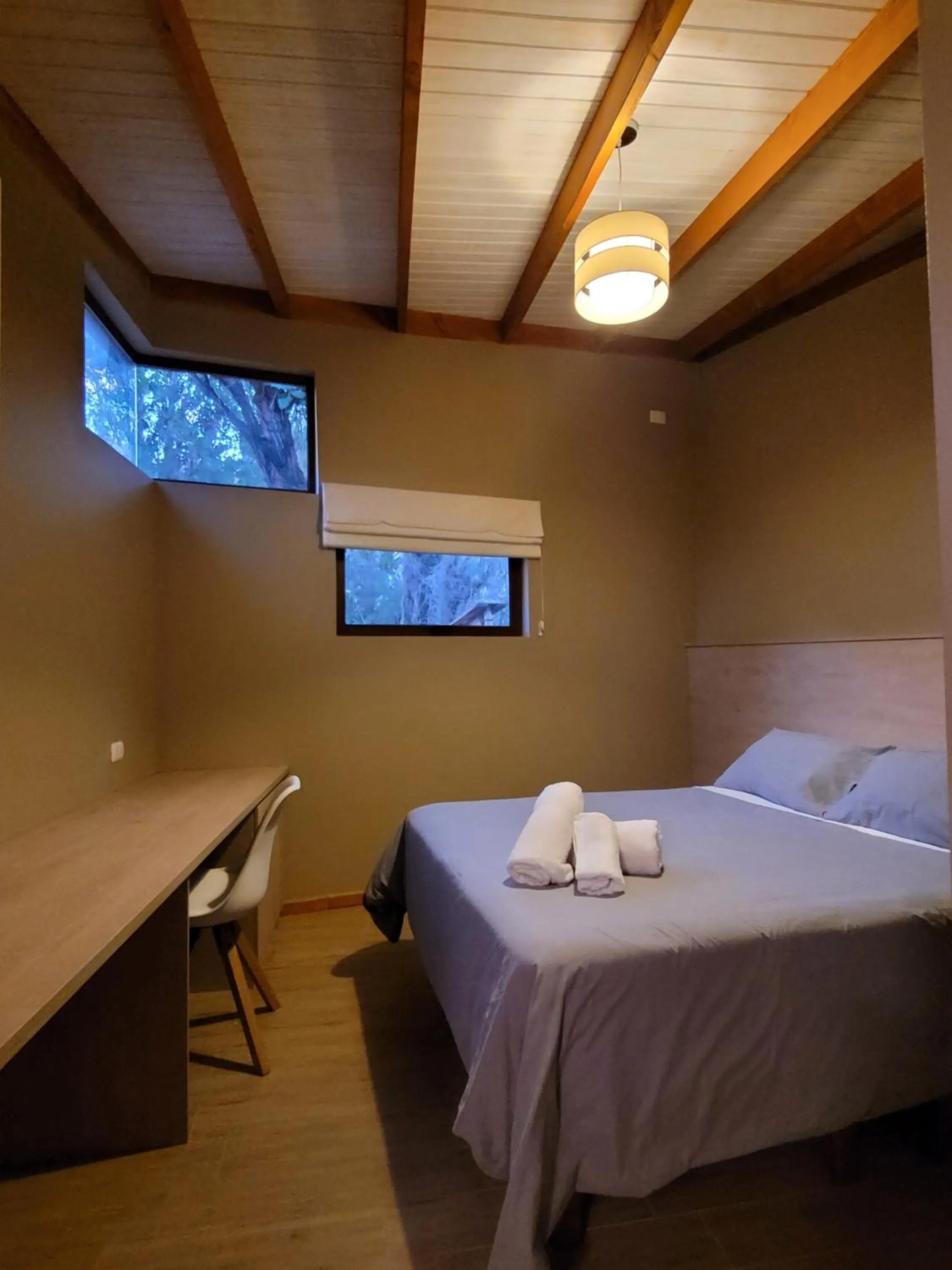 Bed in Hotel El Tesoro de Elqui