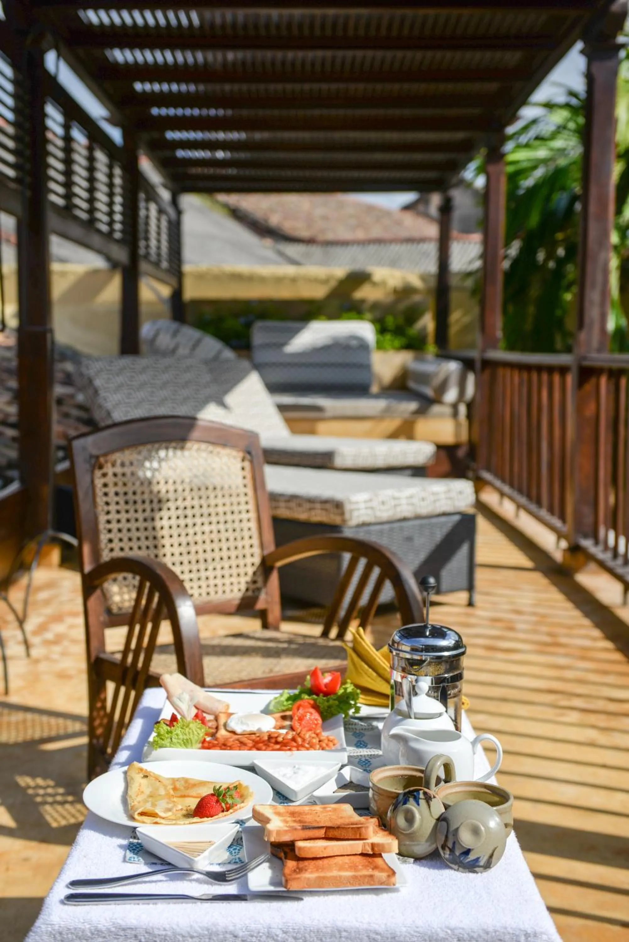 Balcony/Terrace in 32 Middle Street - 03 Bedrooms villa with private pool