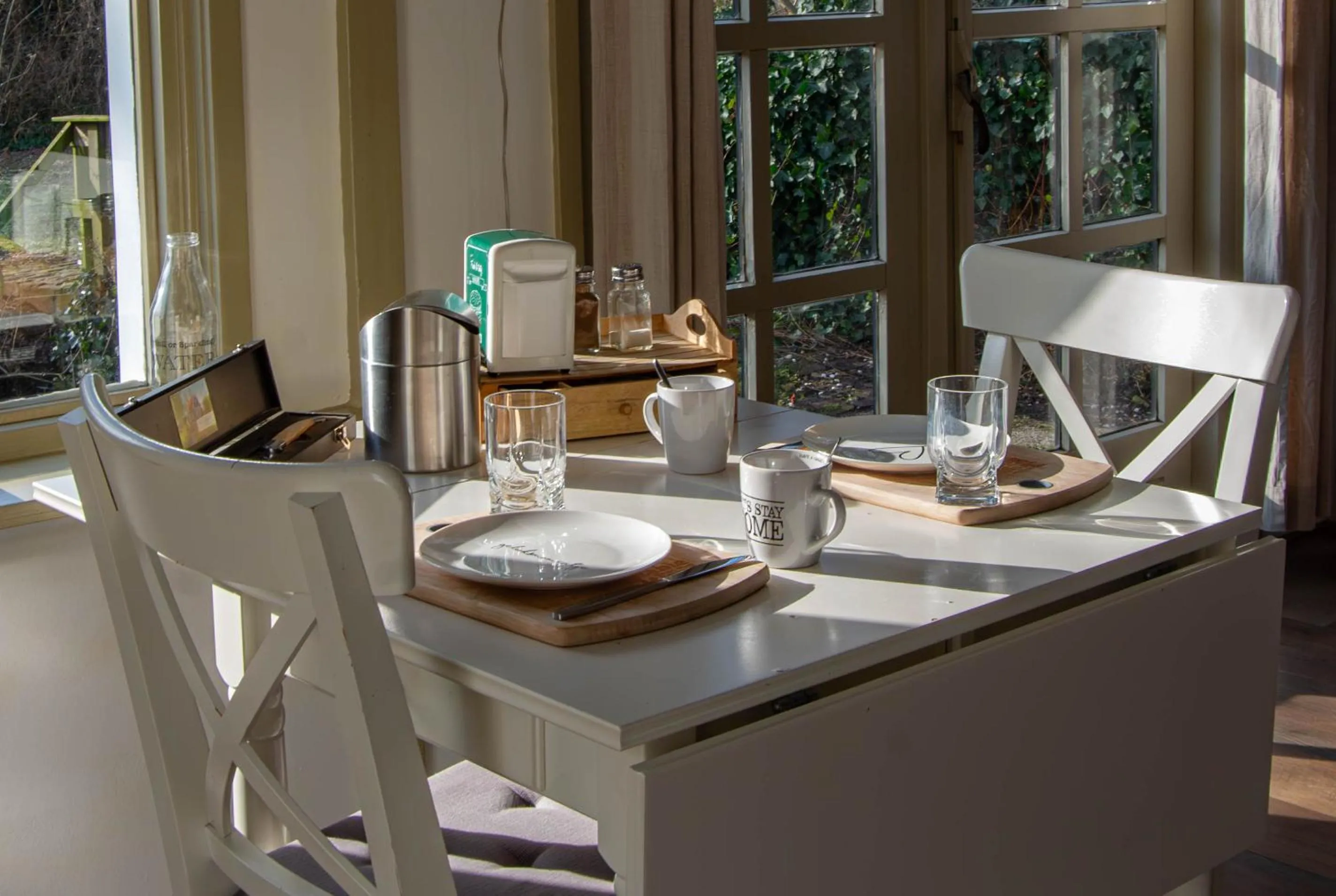 Seating area in B&B Saense huisje