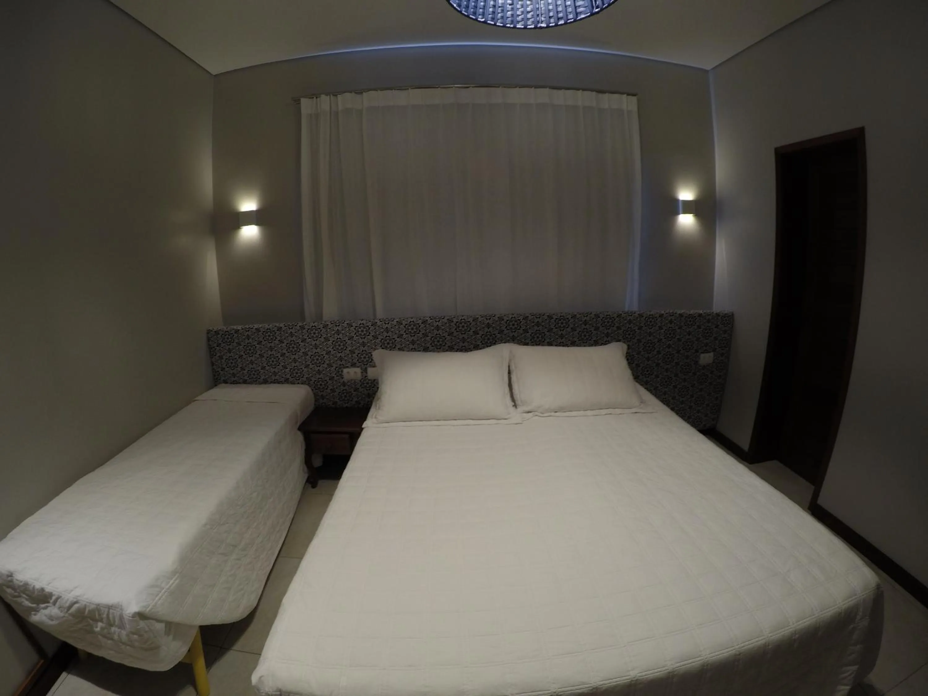 Decorative detail, Bed in Pousada Nascer do Sol