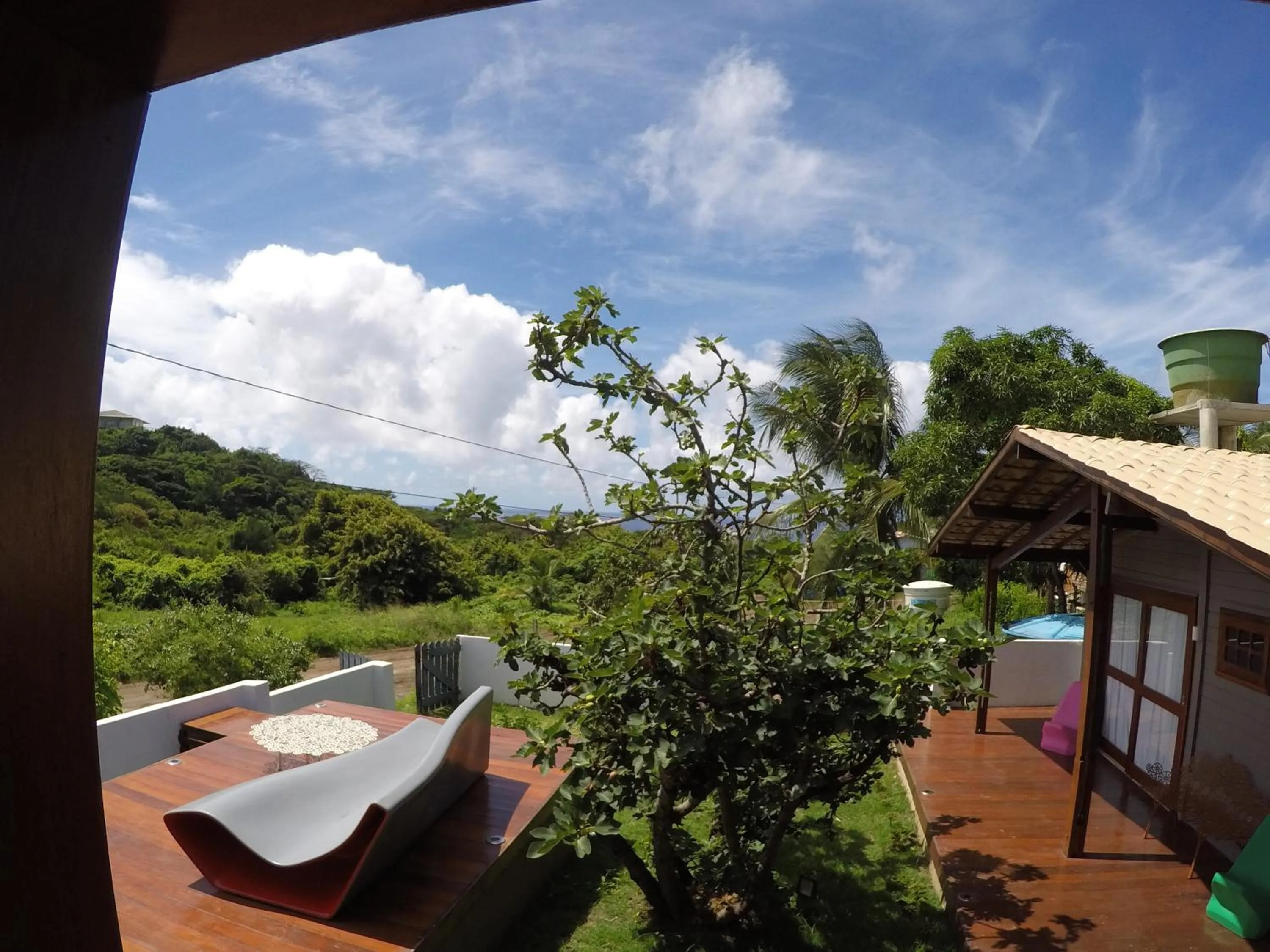 Garden view in Pousada Nascer do Sol