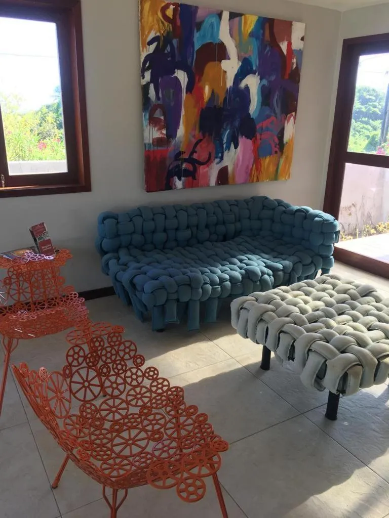 Lobby or reception in Pousada Nascer do Sol