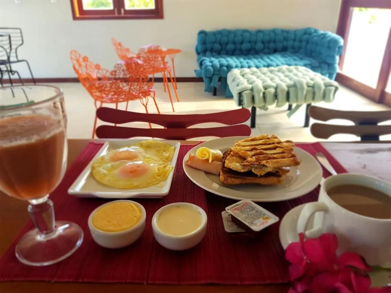 Food and drinks in Pousada Nascer do Sol