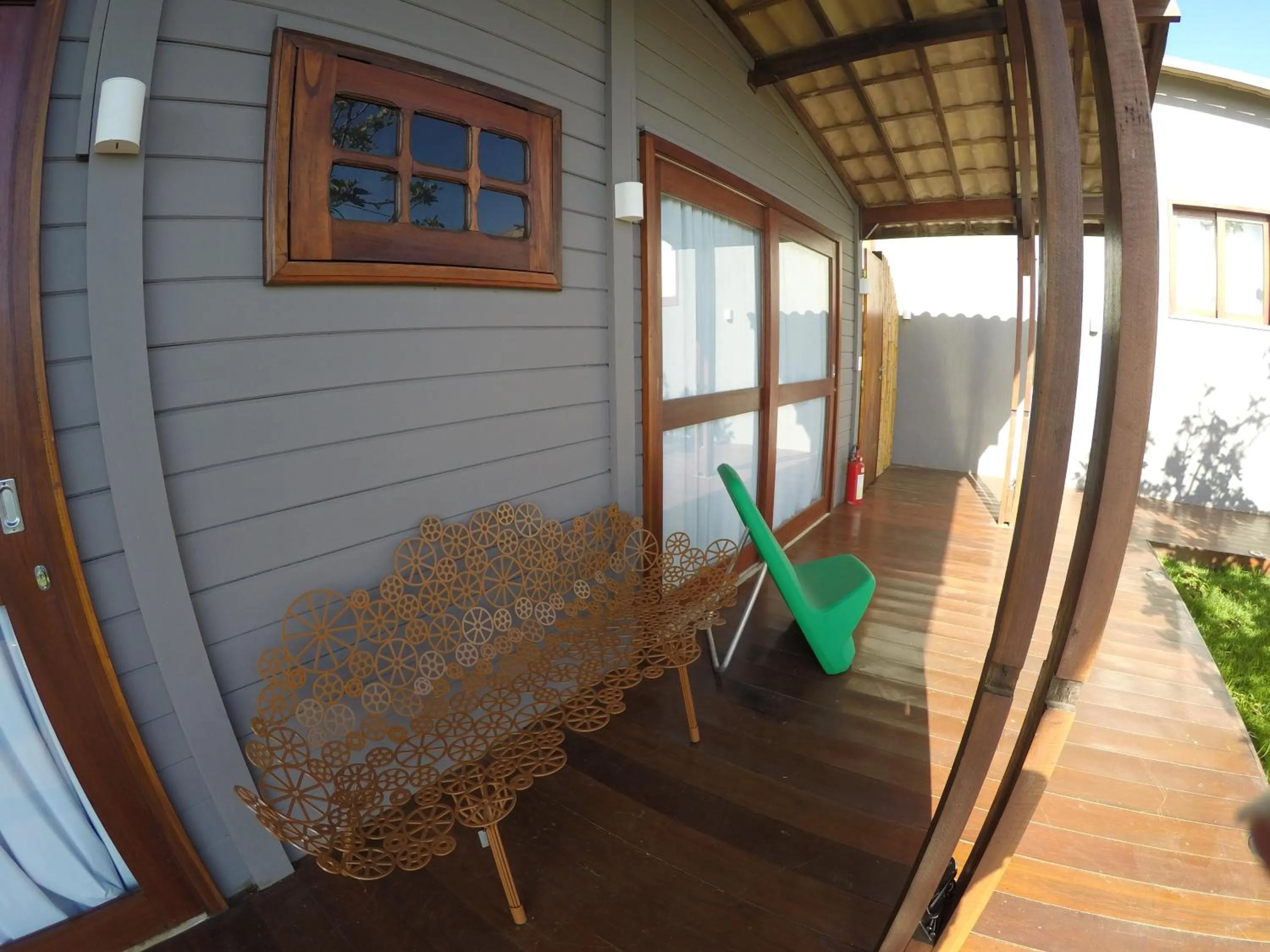 Balcony/Terrace in Pousada Nascer do Sol