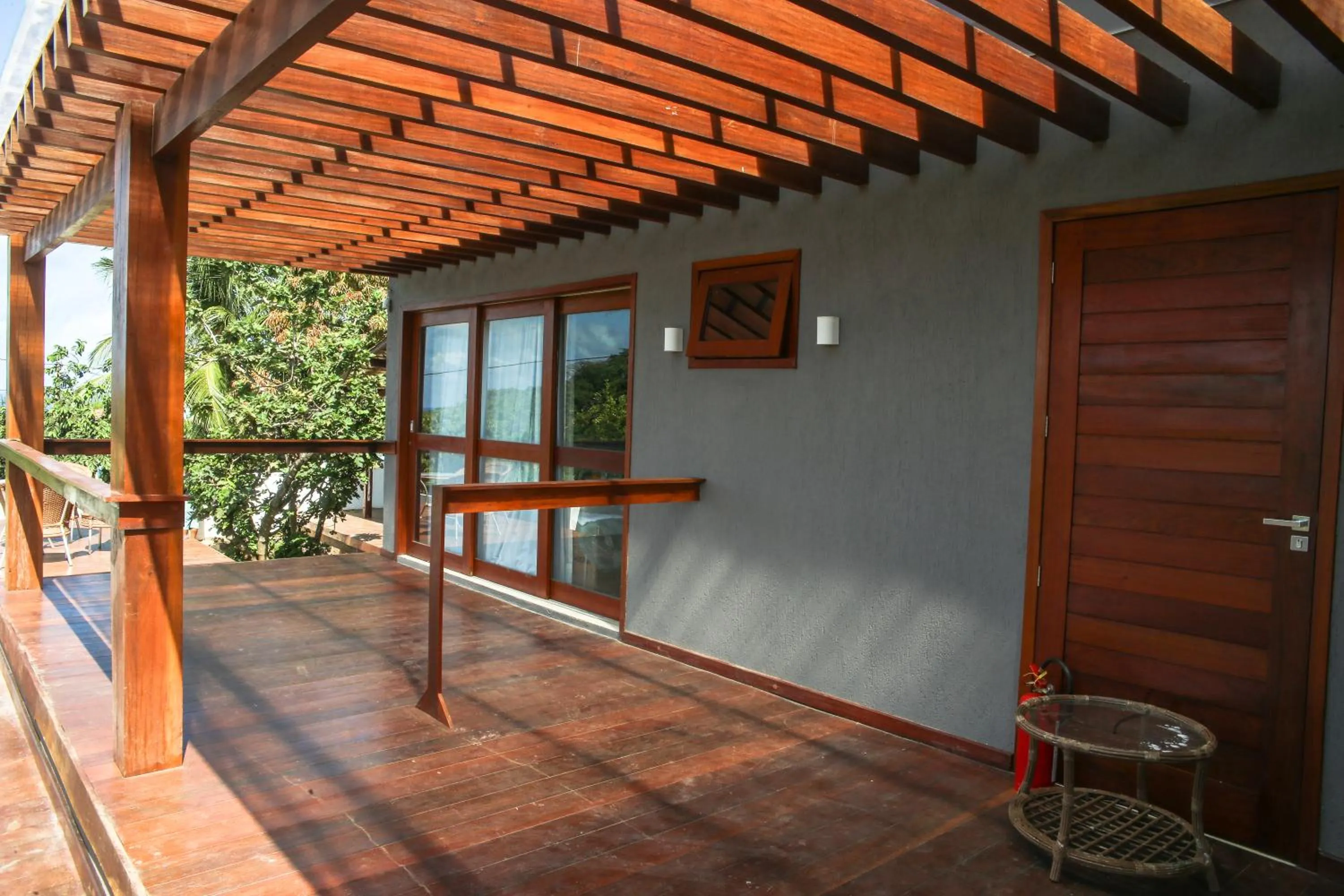 Balcony/Terrace in Pousada Nascer do Sol