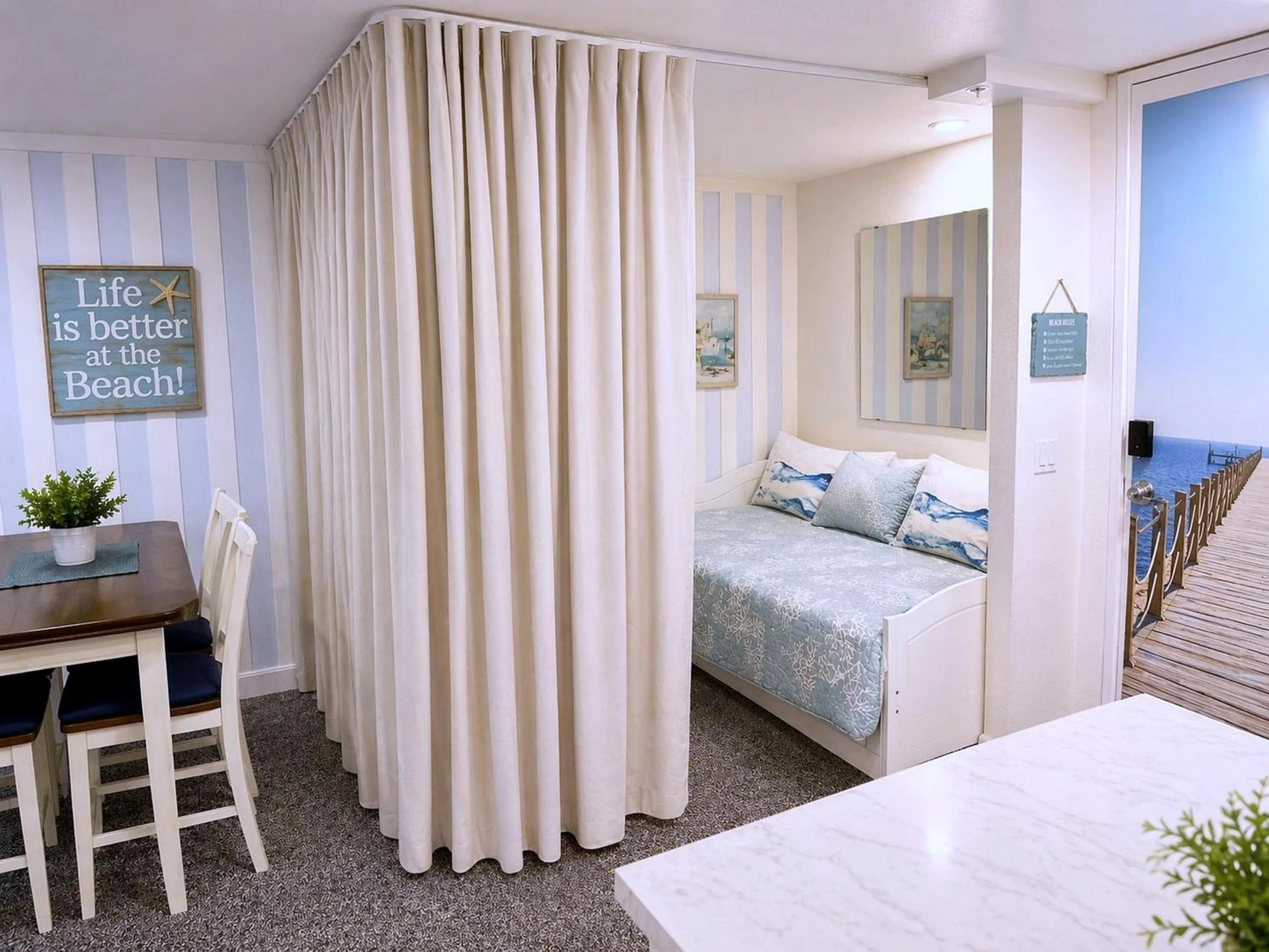 Bed in Beachside Retreat