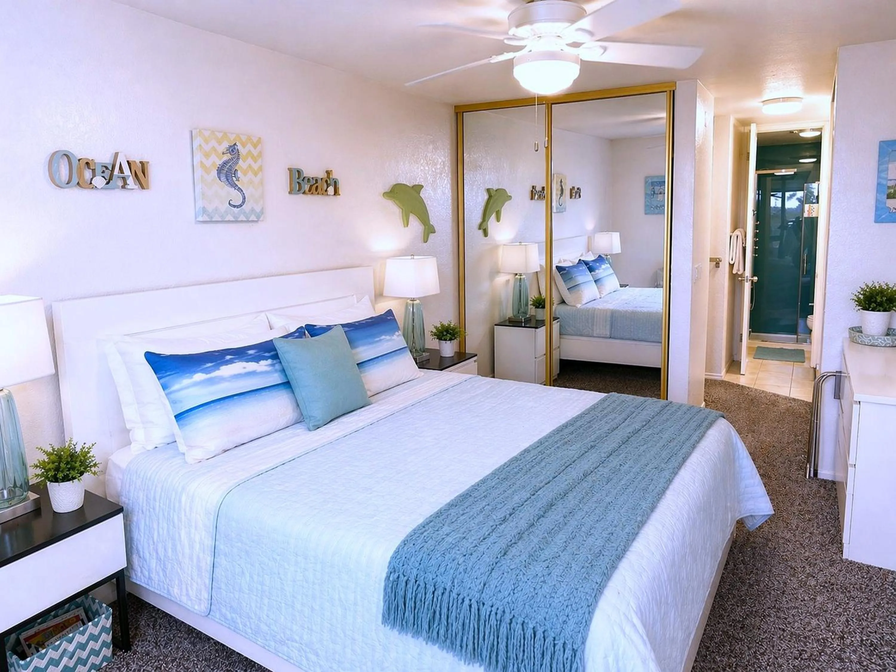 Bed in Beachside Retreat