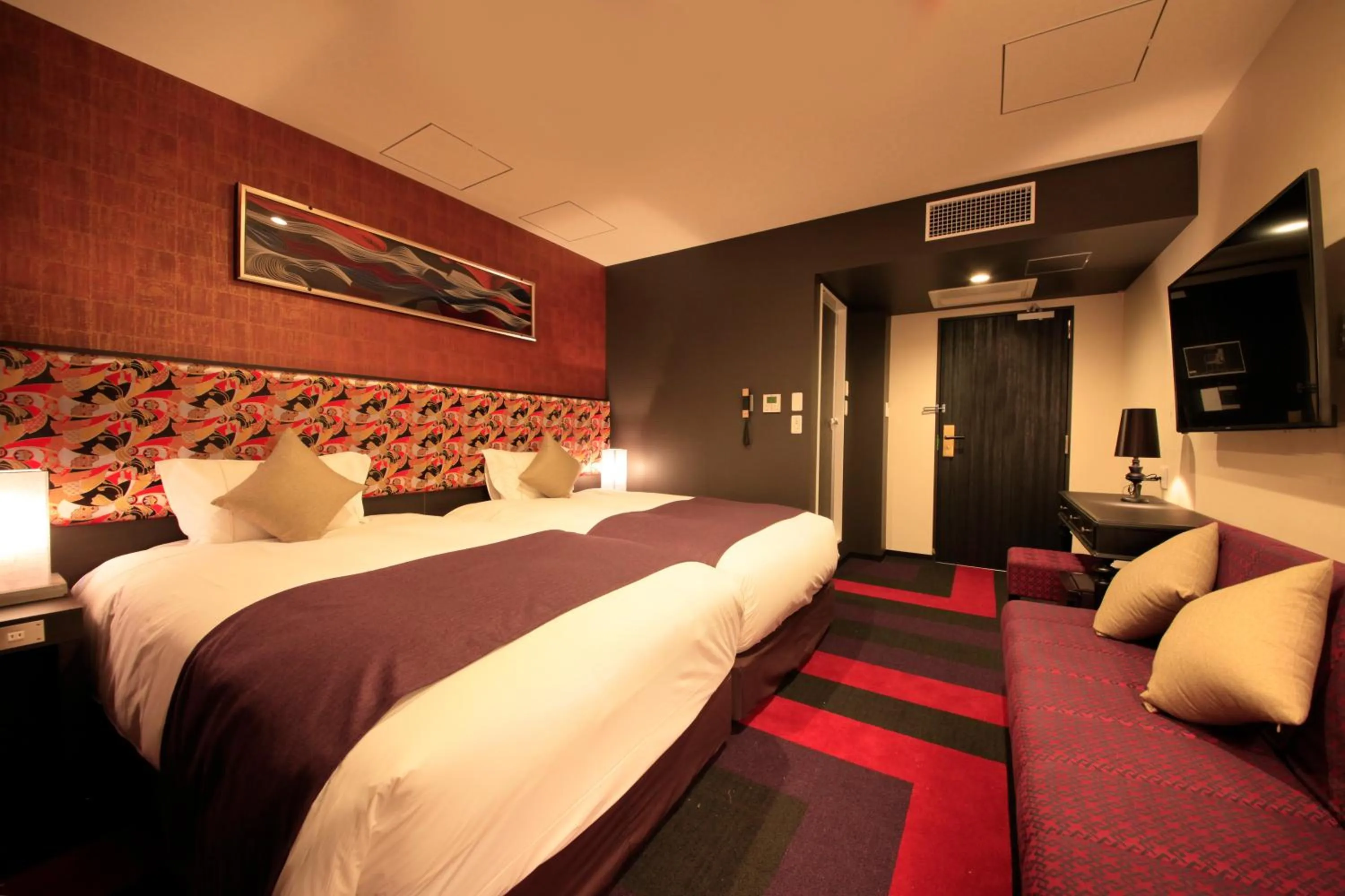 Photo of the whole room, Bed in Centurion Hotel&Spa Ueno Station