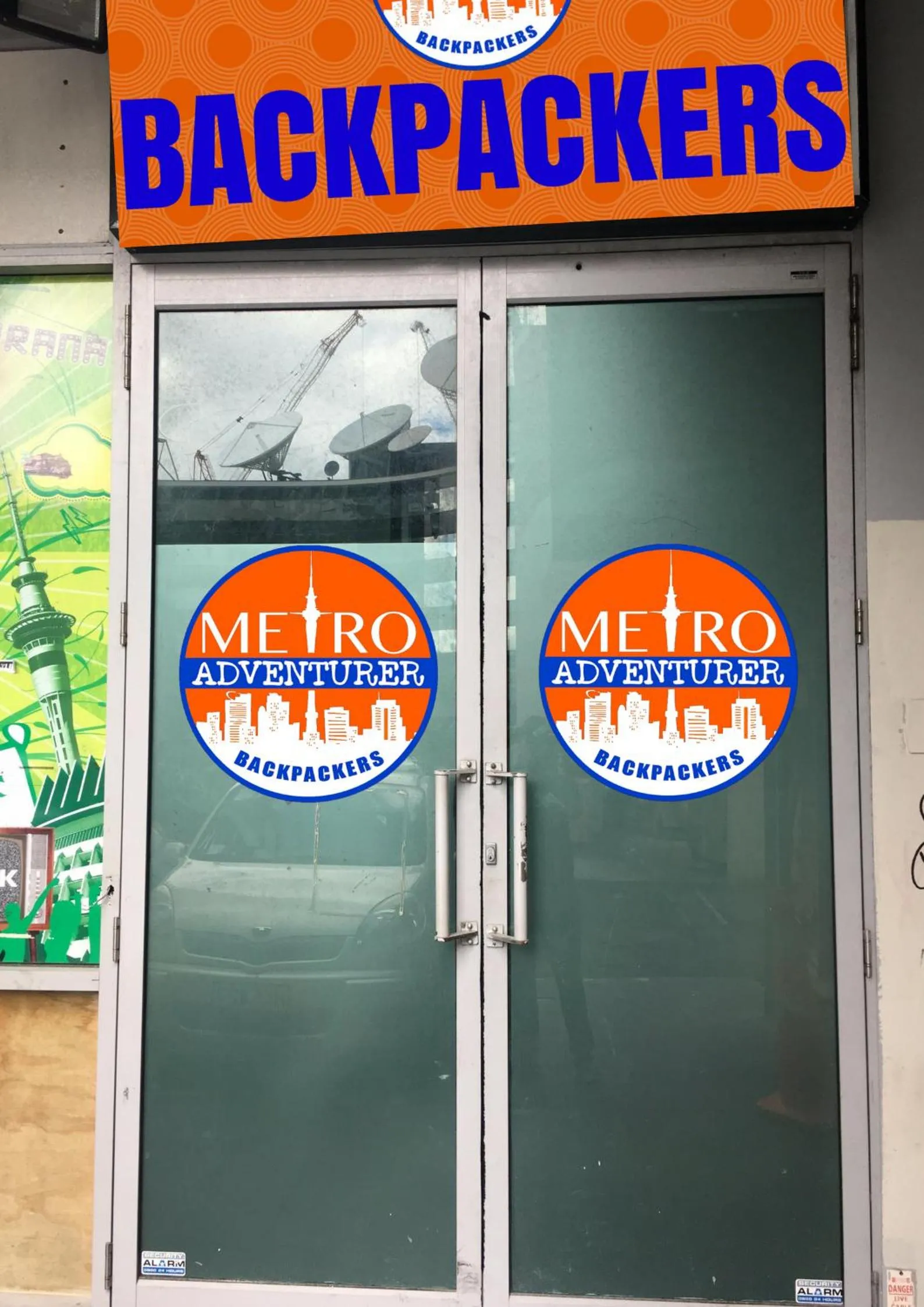 Facade/entrance in Metro Adventurer Backpackers