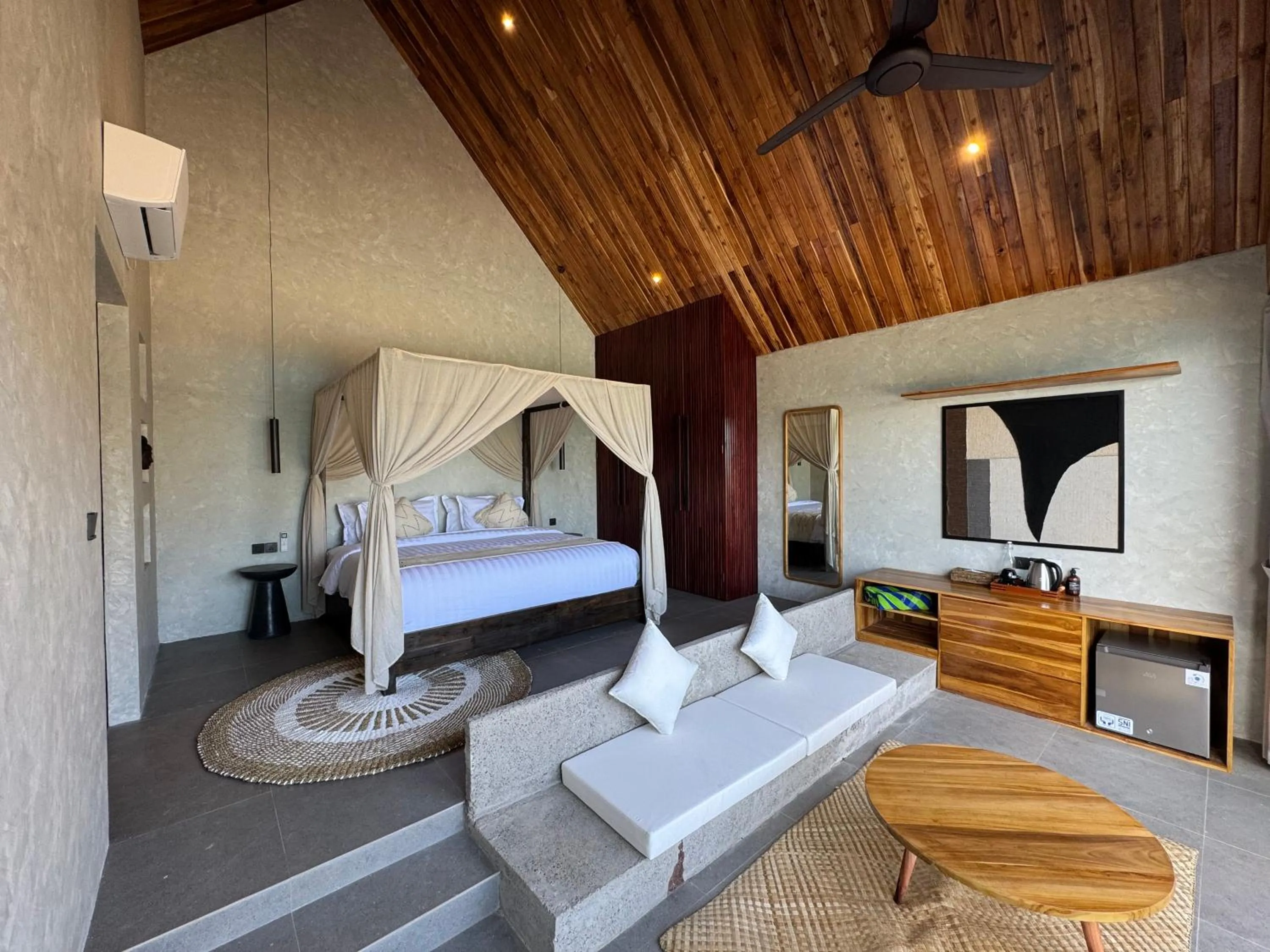 Bedroom, Bed in The Cubang Hut's Lembongan