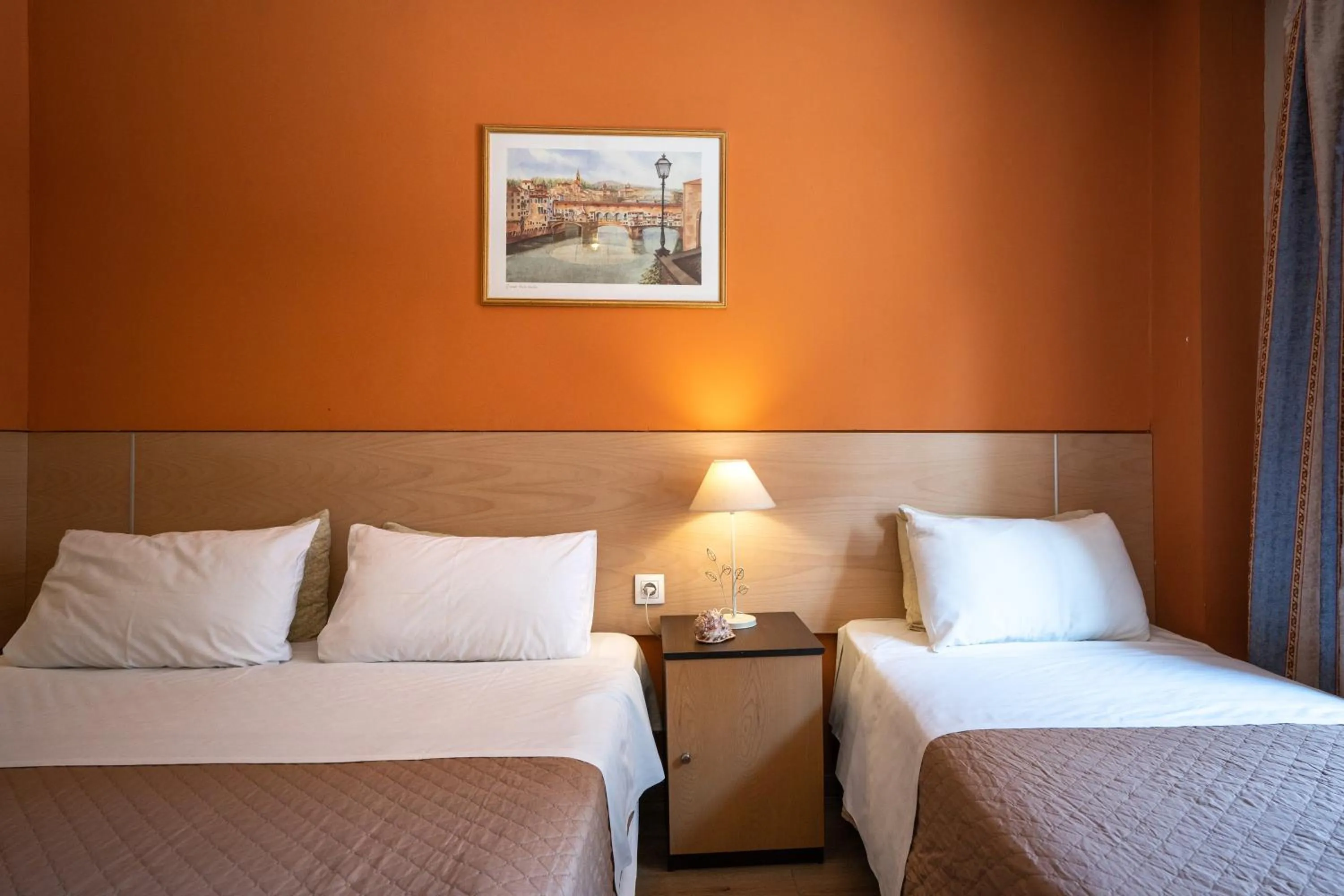 Bed in Alexandria Hotel