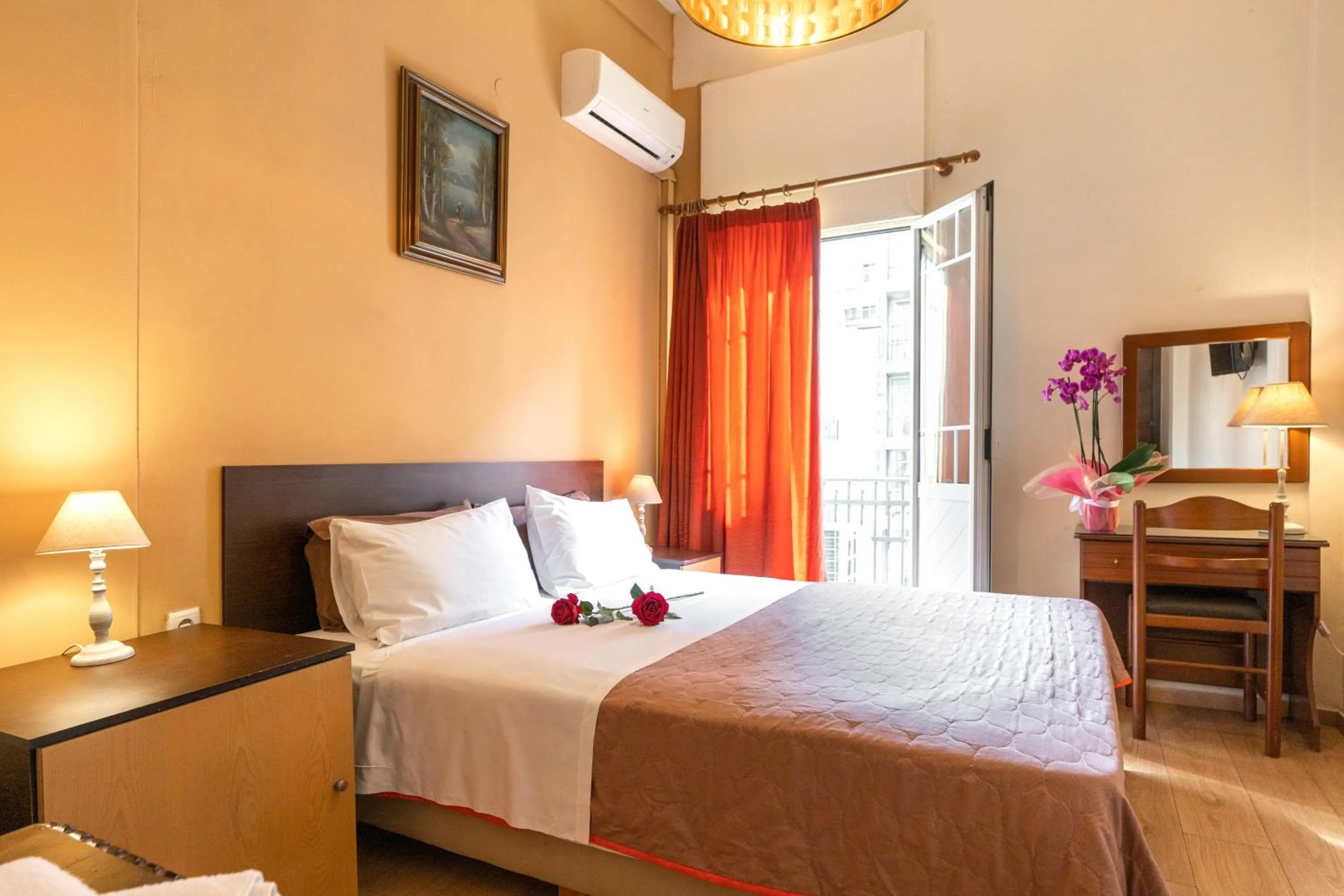 Bed in Alexandria Hotel