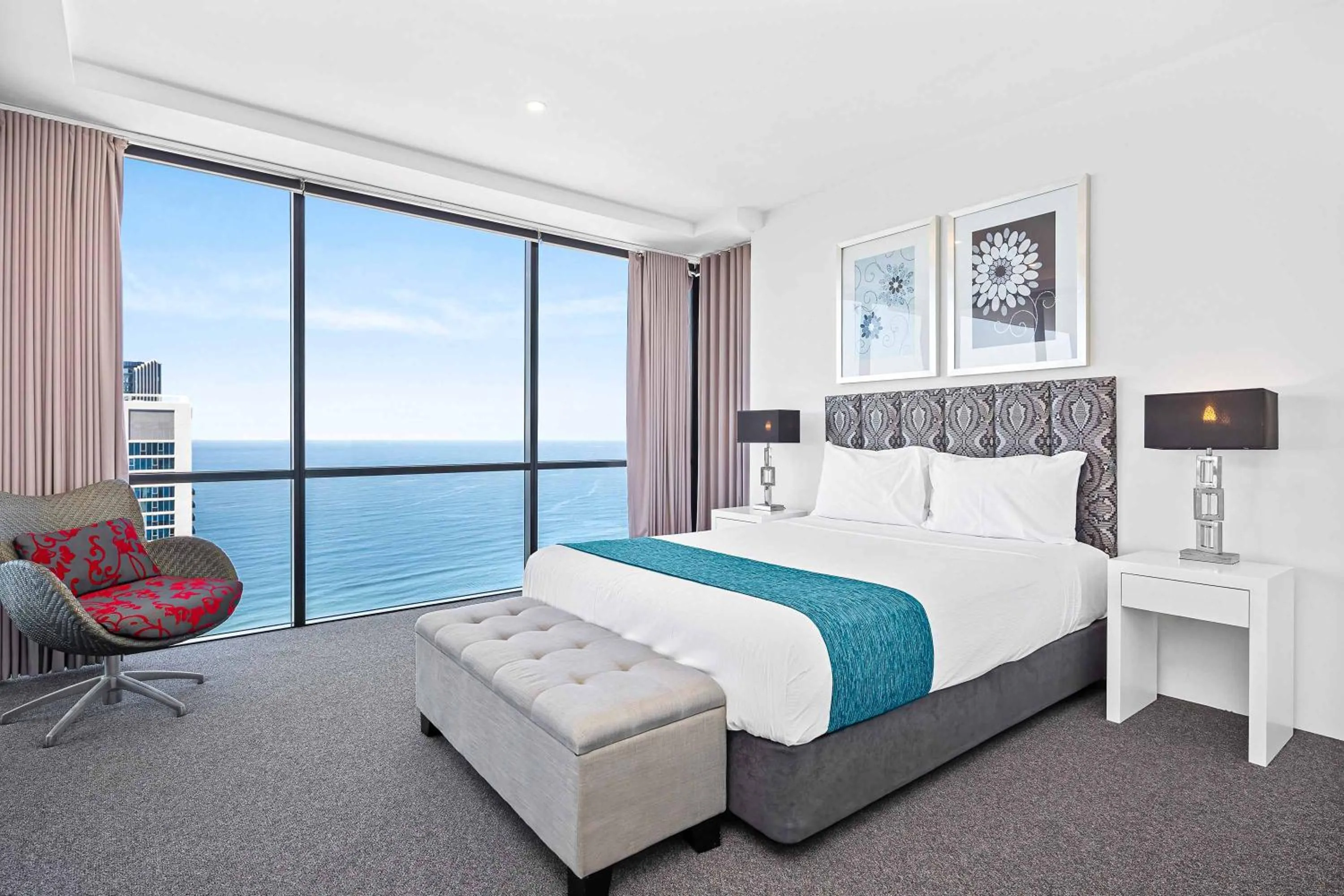 Bedroom, Bed in Holiday Holiday Circle On Cavill Apartments