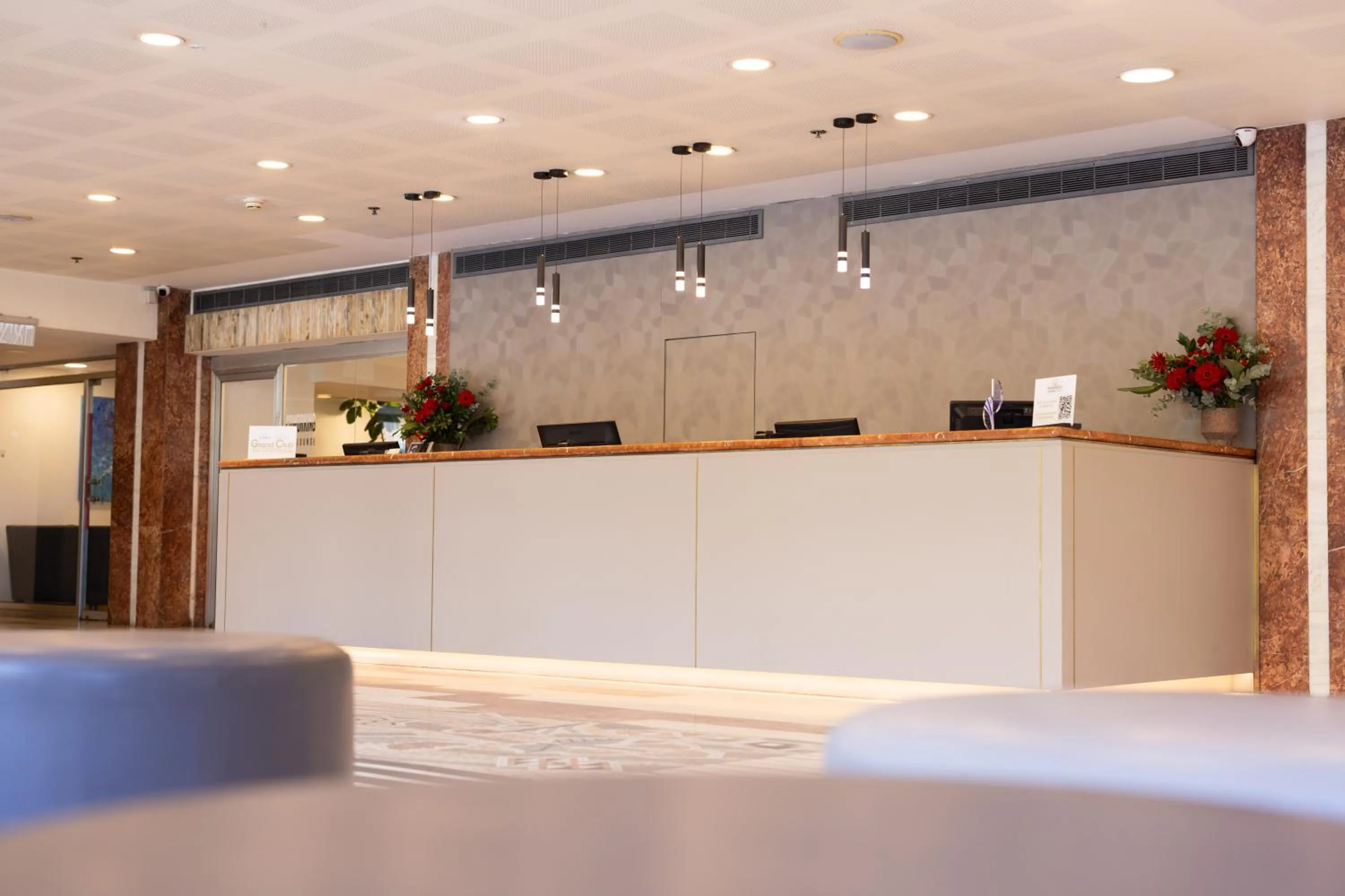 Lobby or reception in Grand Beach Hotel
