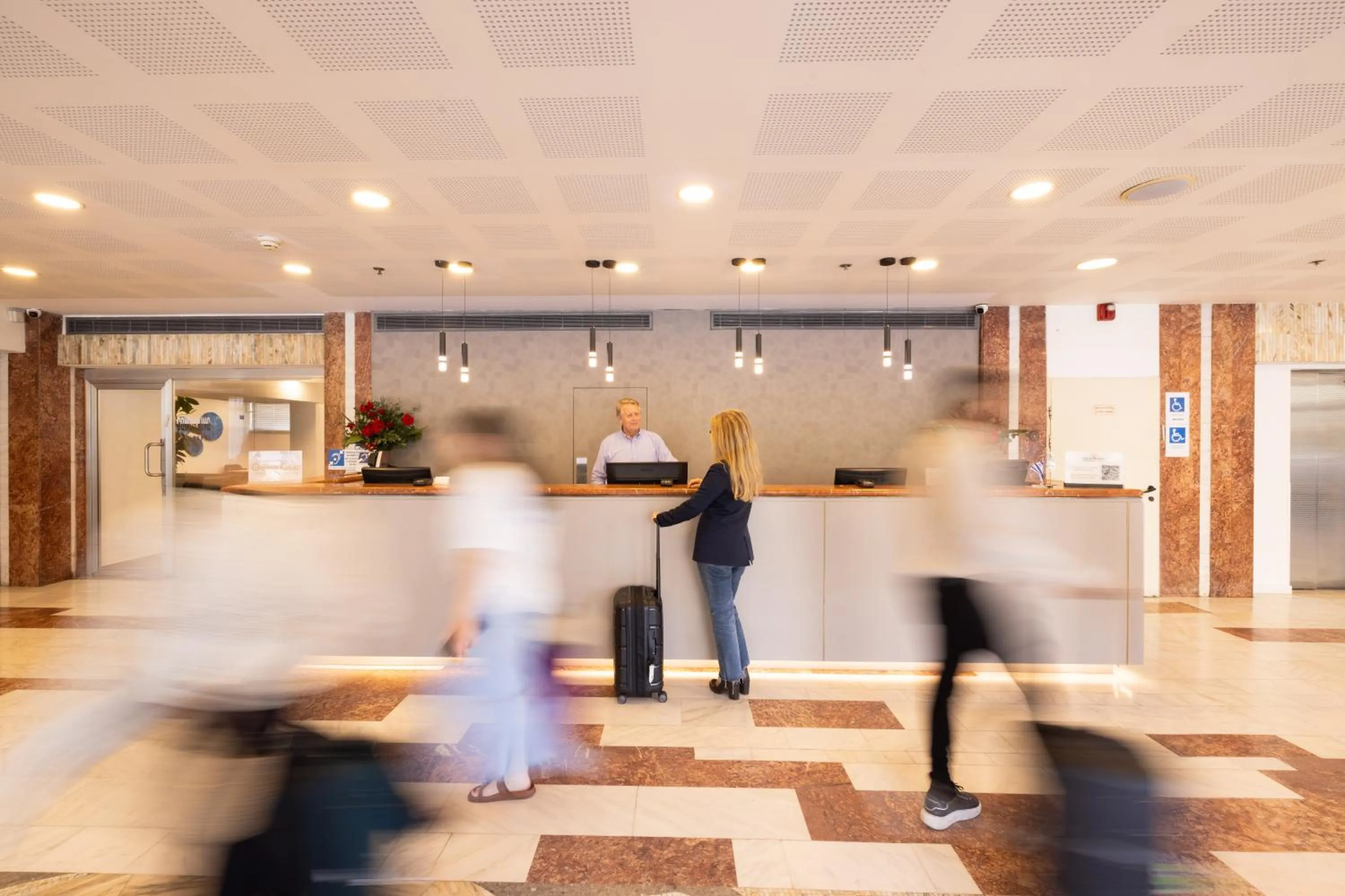 Lobby or reception in Grand Beach Hotel