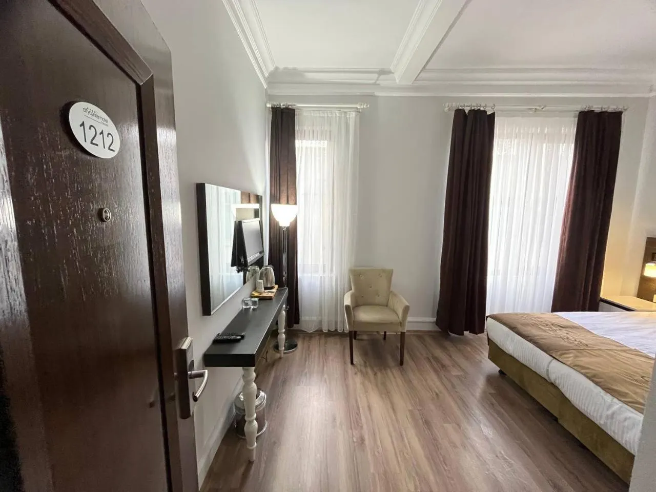 Bedroom, Bed in City Center Hotel Taksim İstanbul