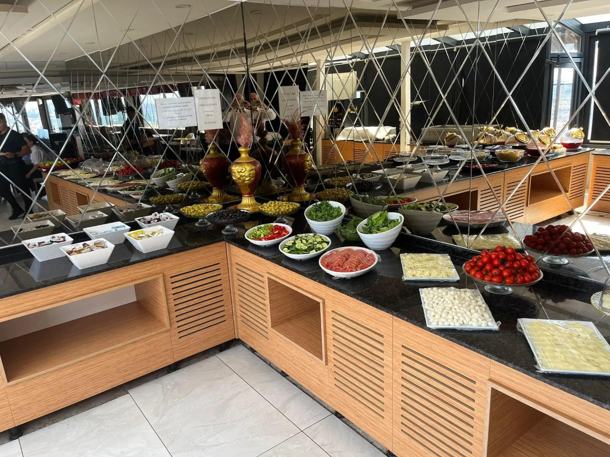 Buffet breakfast in City Center Hotel Taksim İstanbul
