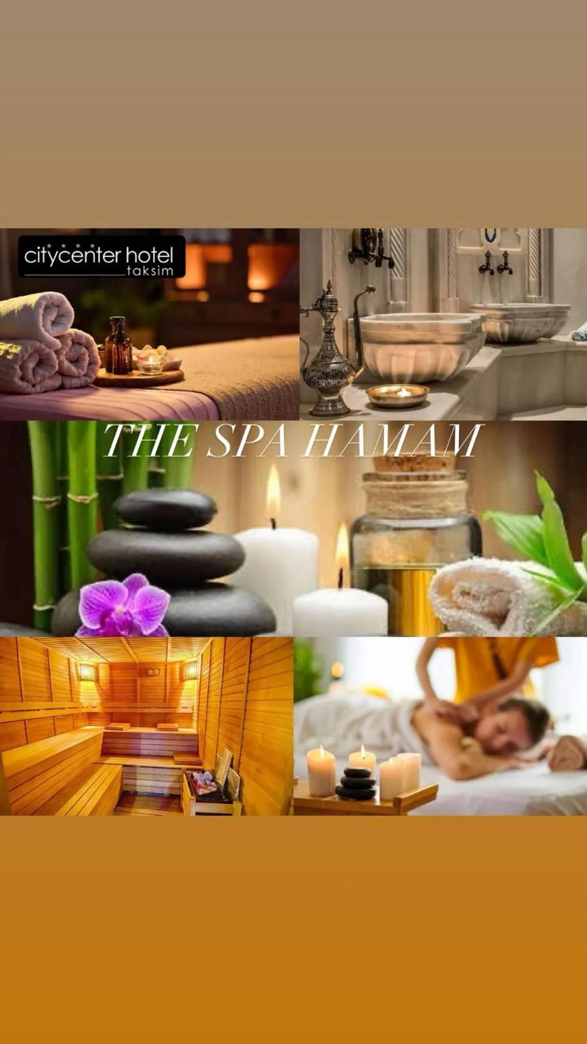 Sauna in City Center Hotel Taksim İstanbul