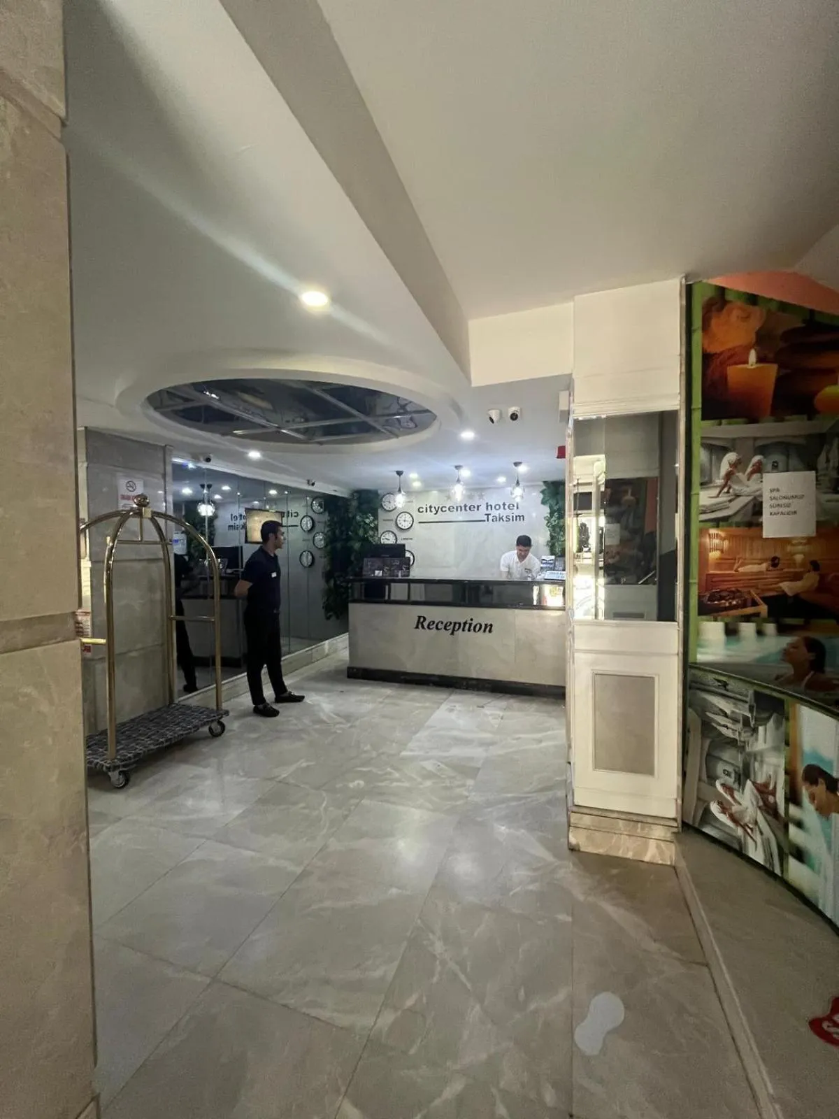Lobby or reception in City Center Hotel Taksim İstanbul