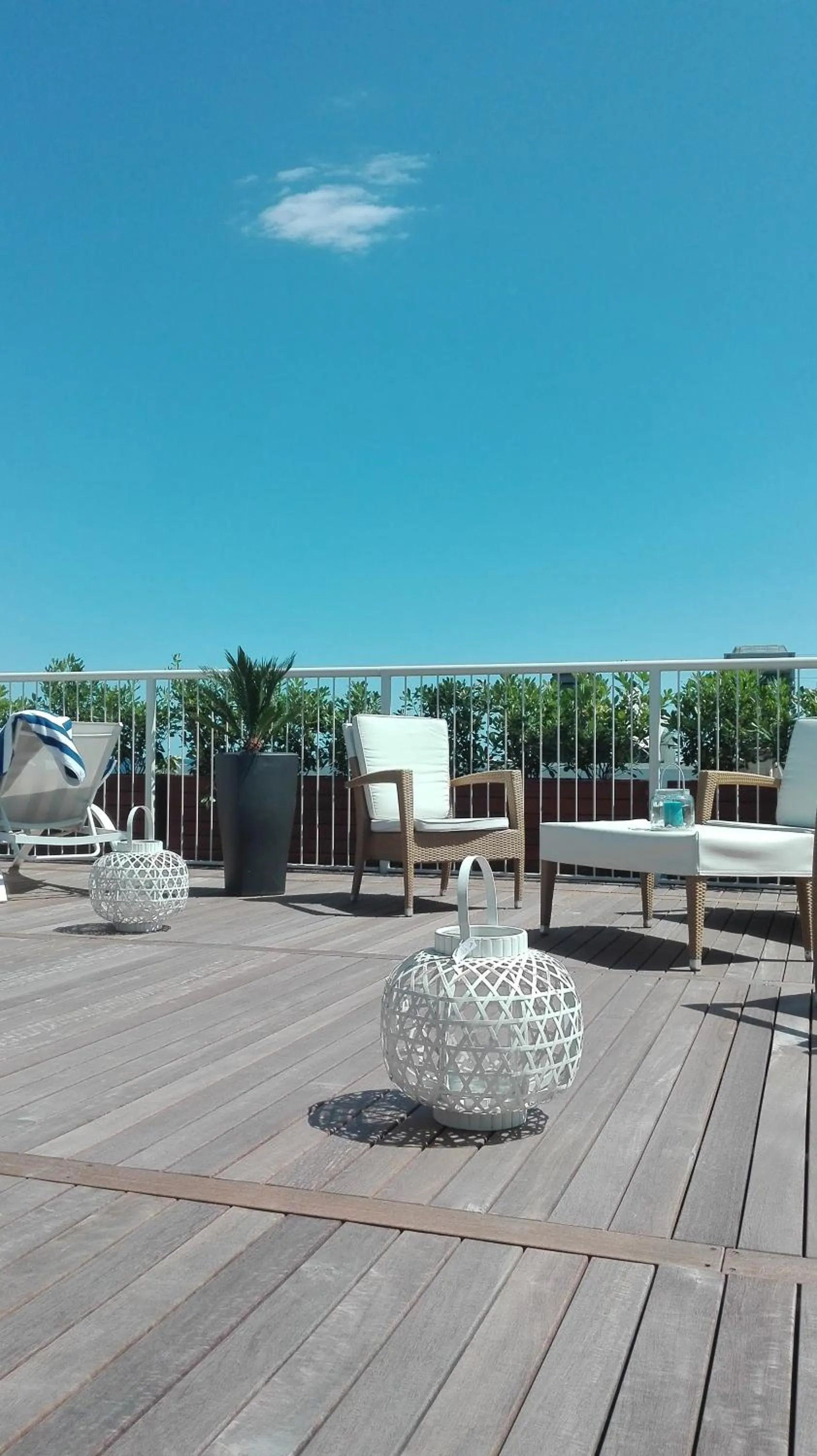 Patio in Hotel Apollo