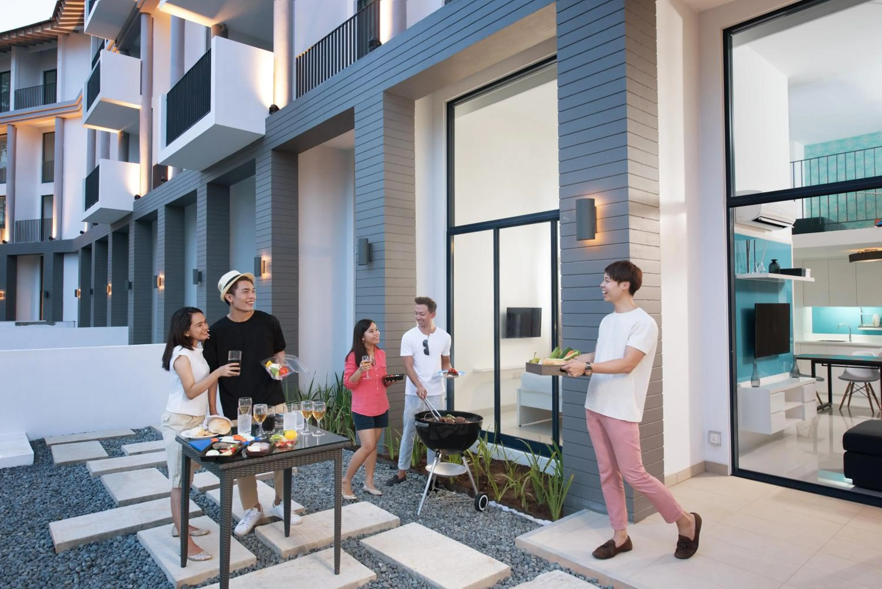 Garden in Cassia Bintan, part of Banyan Group