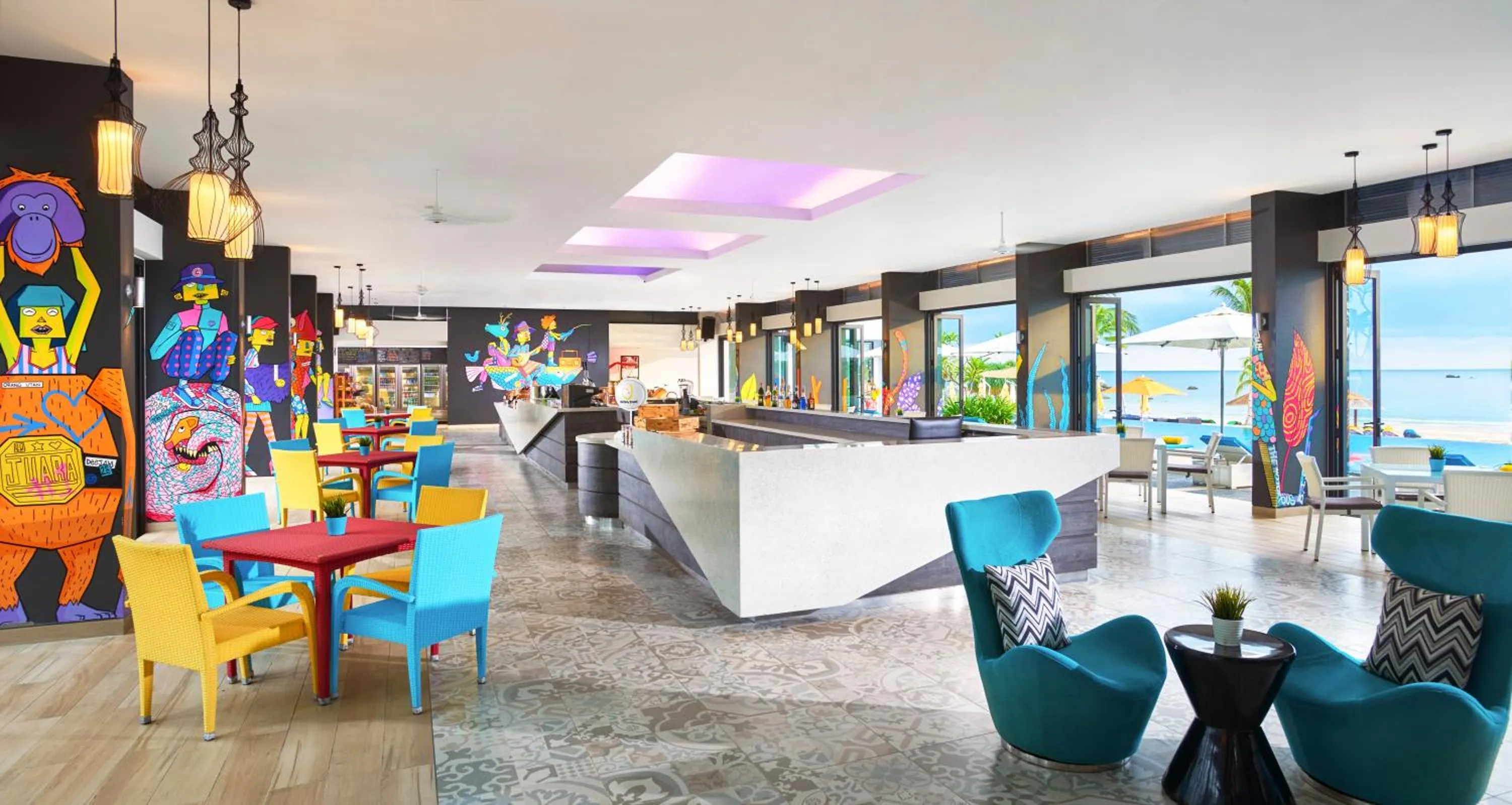 Lobby or reception in Cassia Bintan, part of Banyan Group
