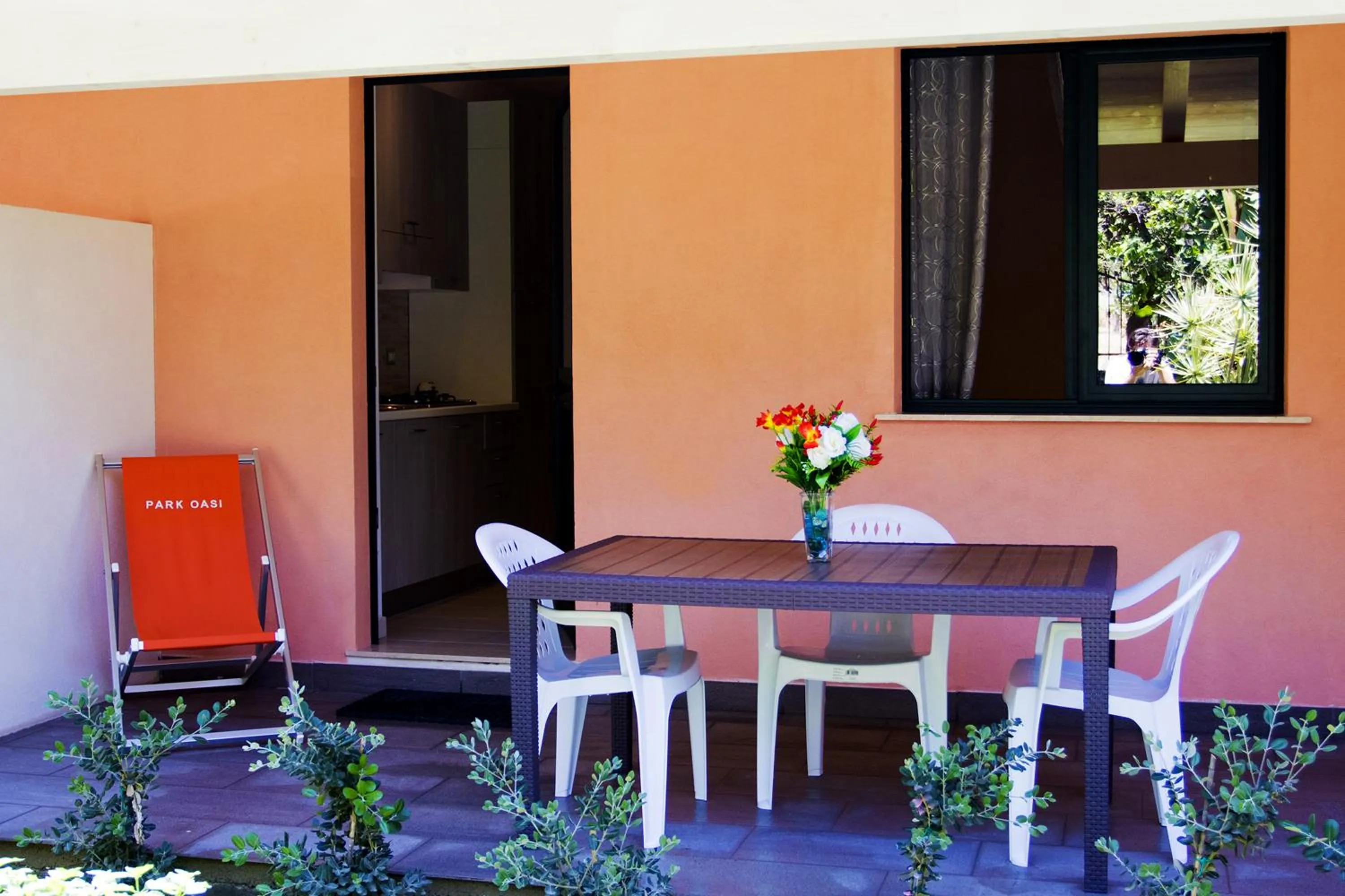 Patio in Park Oasi Resort