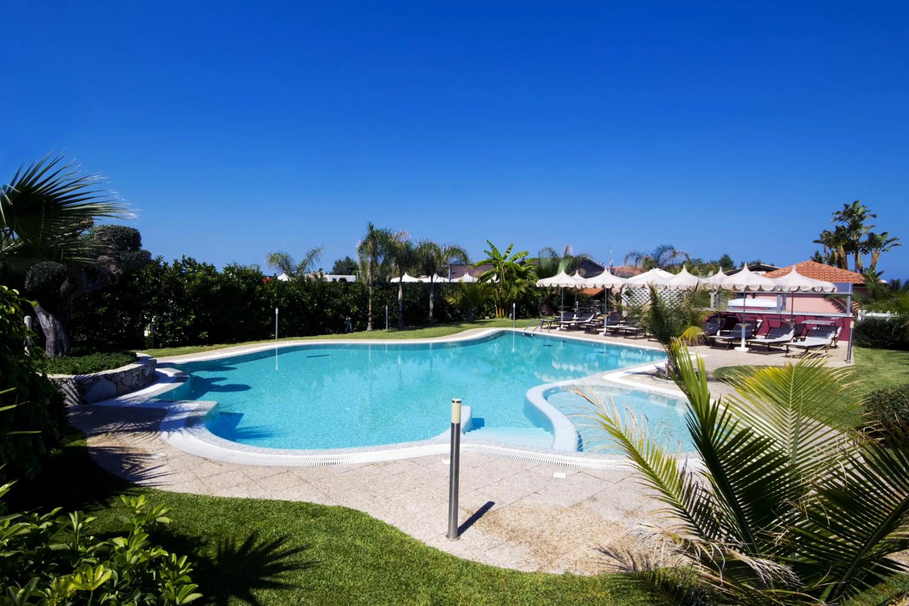 Pool view in Park Oasi Resort