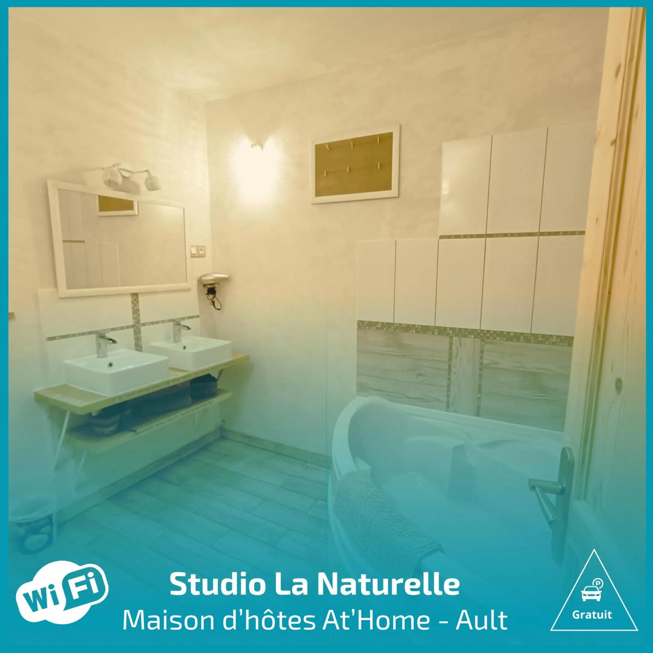 Bathroom in Maison d'hôtes "At'Home"