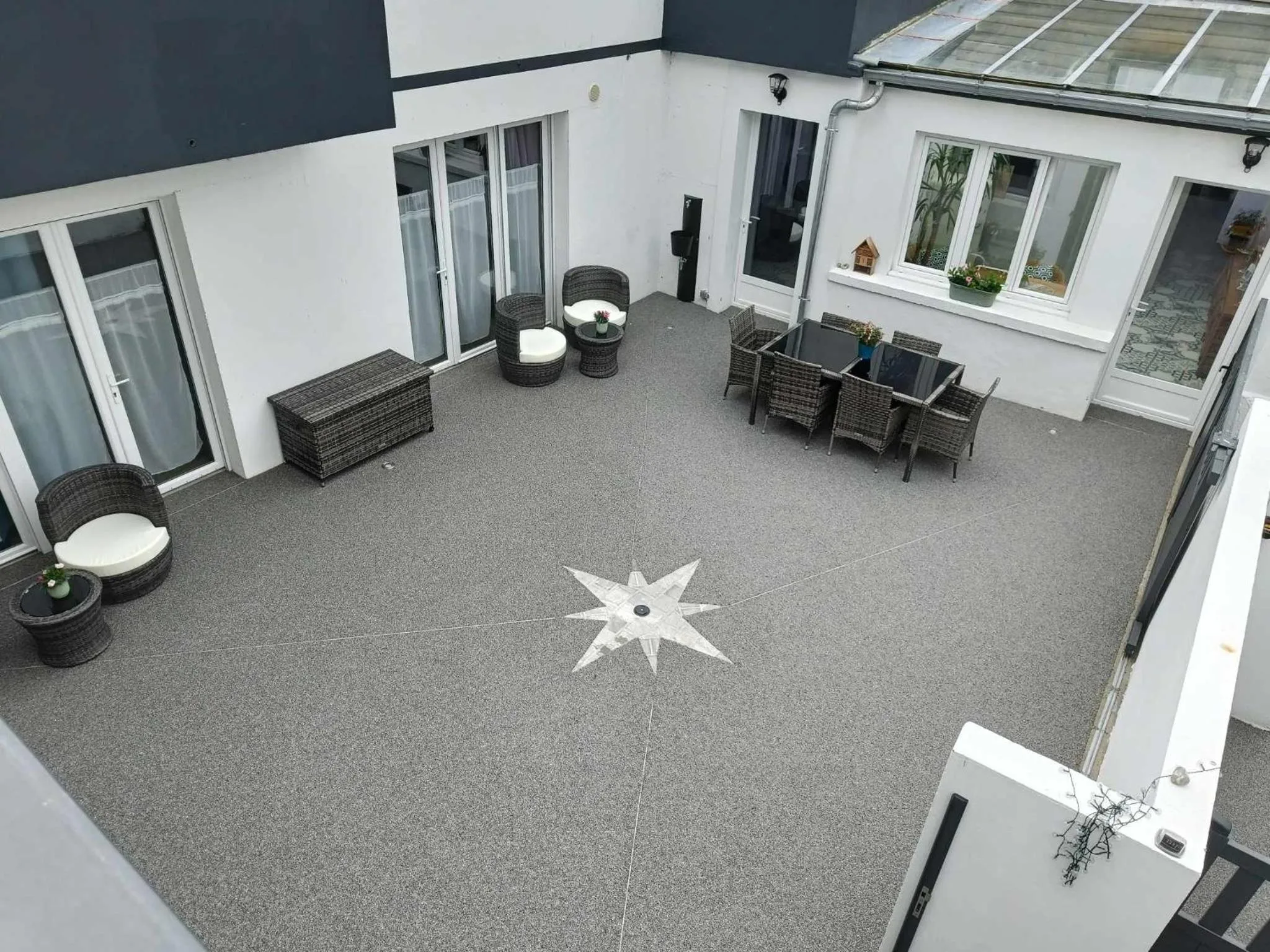 Balcony/Terrace in Maison d'hôtes "At'Home"