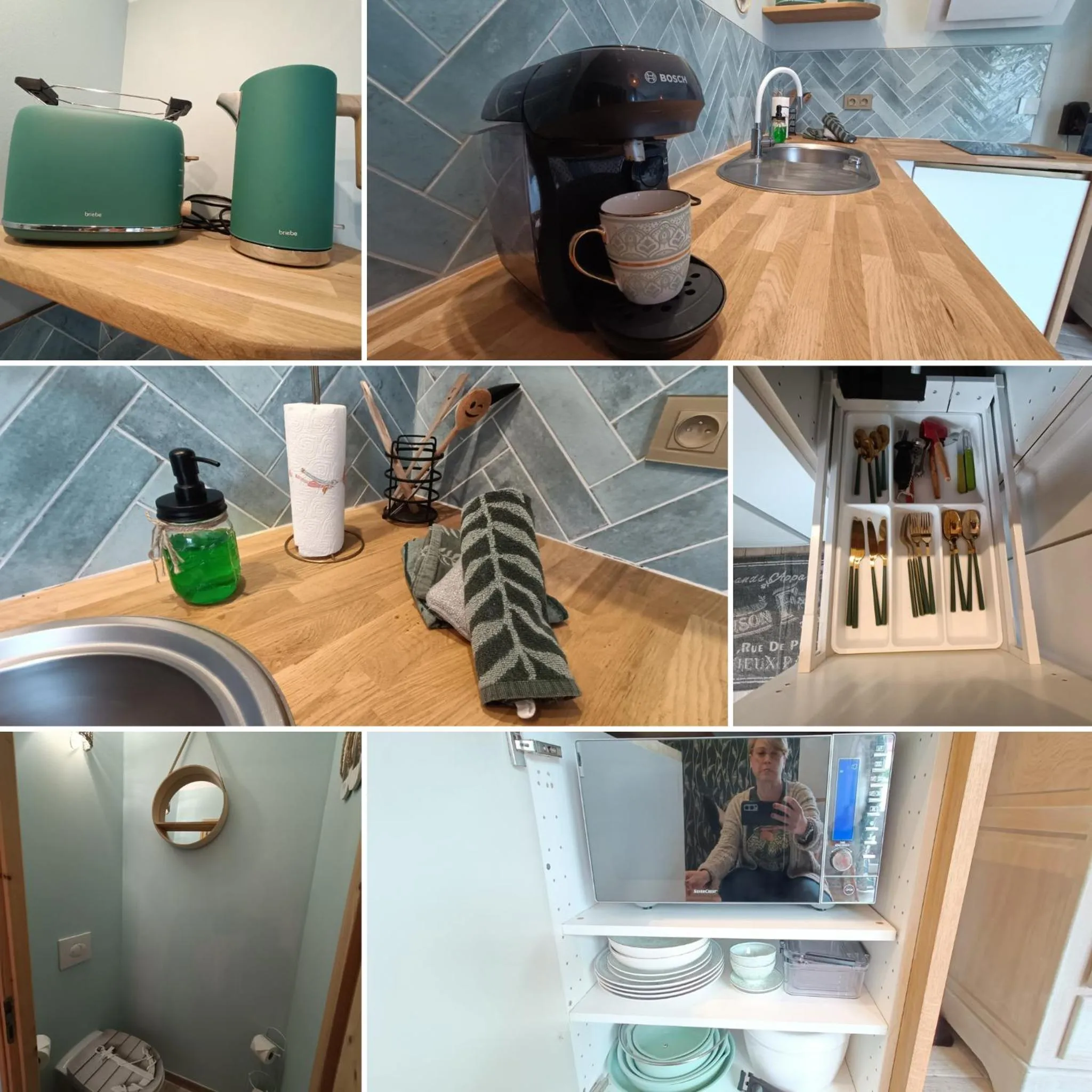 Coffee/tea facilities in Maison d'hôtes "At'Home"