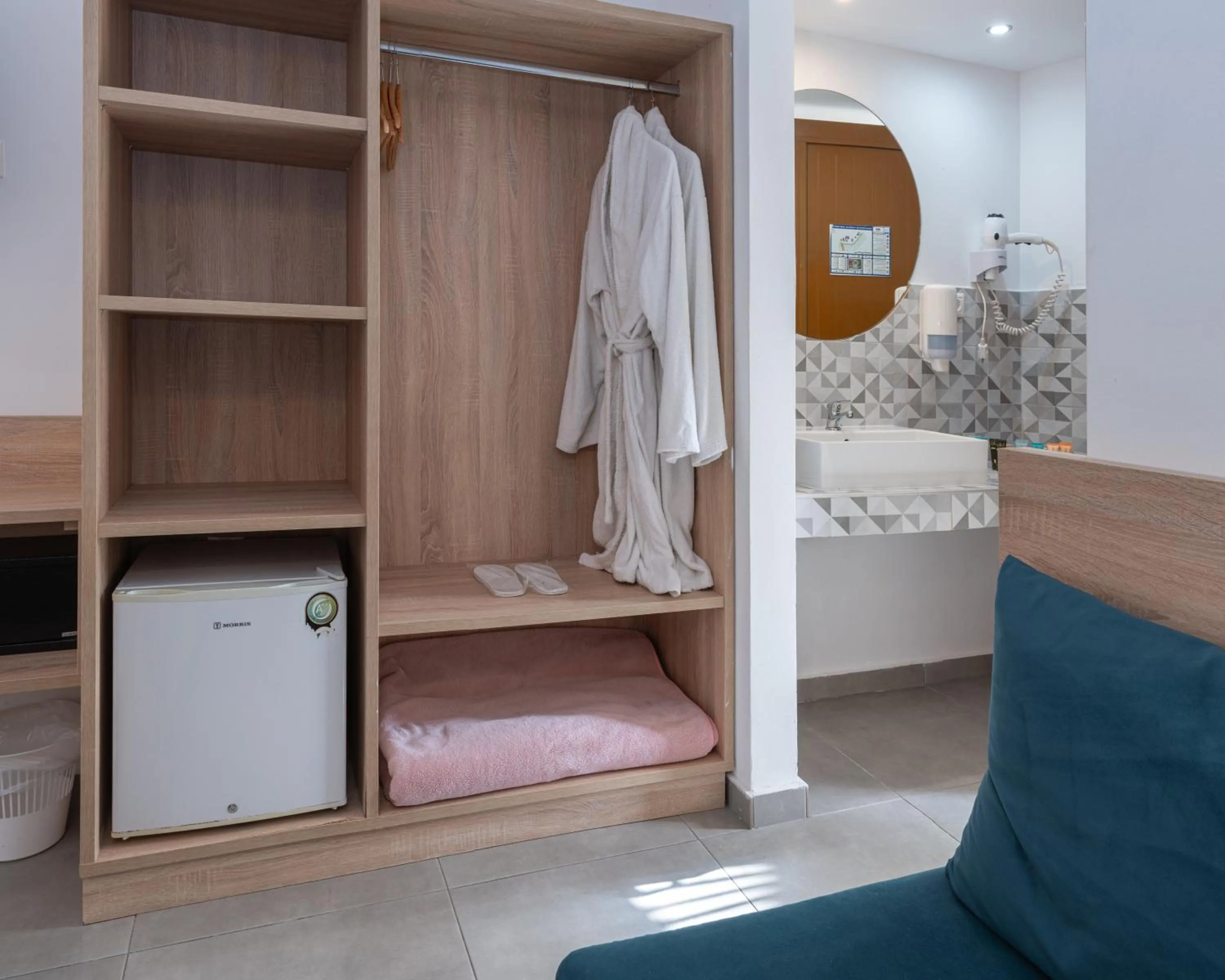 Bedroom, Bed in Delfinia Resort - All Inclusive