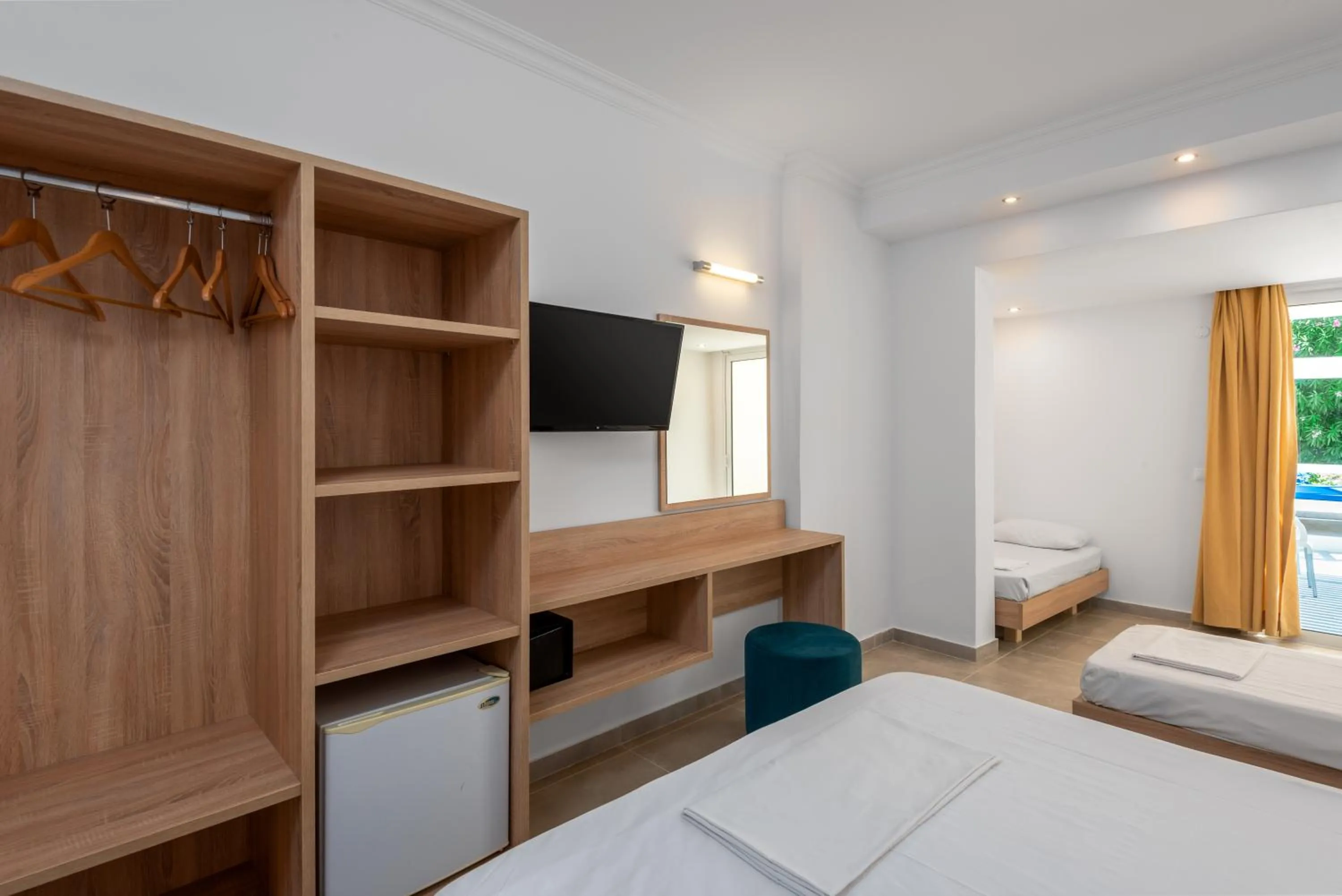 Bedroom, Bed in Delfinia Resort - All Inclusive