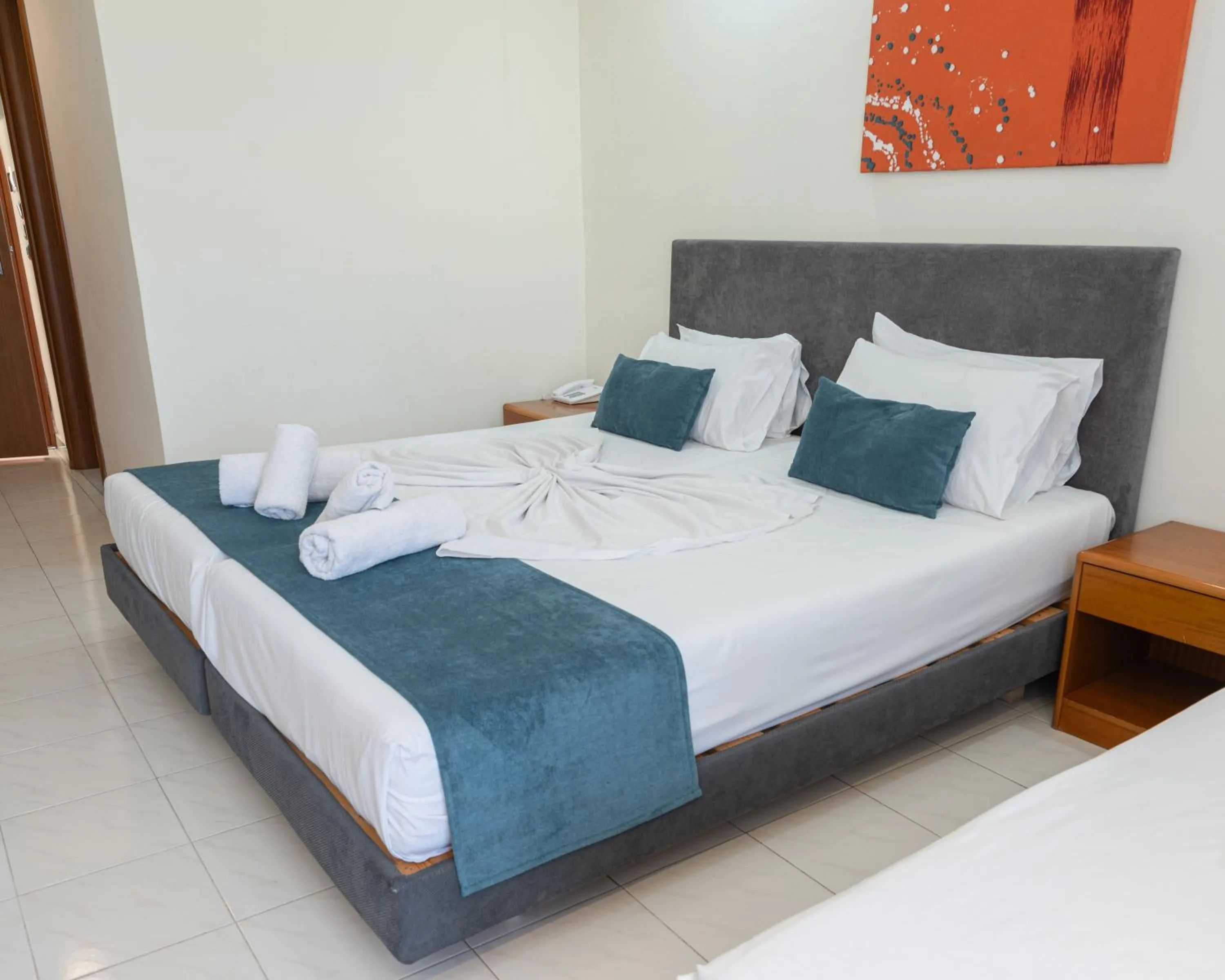 Bedroom, Bed in Delfinia Resort - All Inclusive