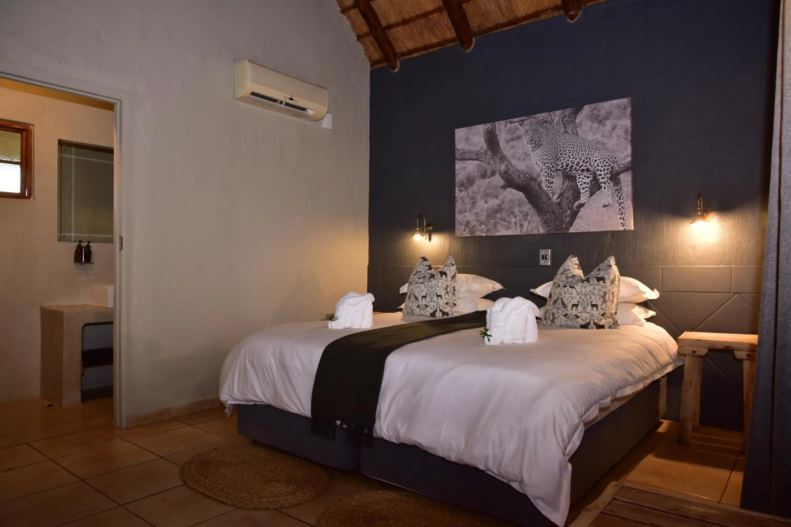 Shower, Bed in Bayala Private Safari Lodges