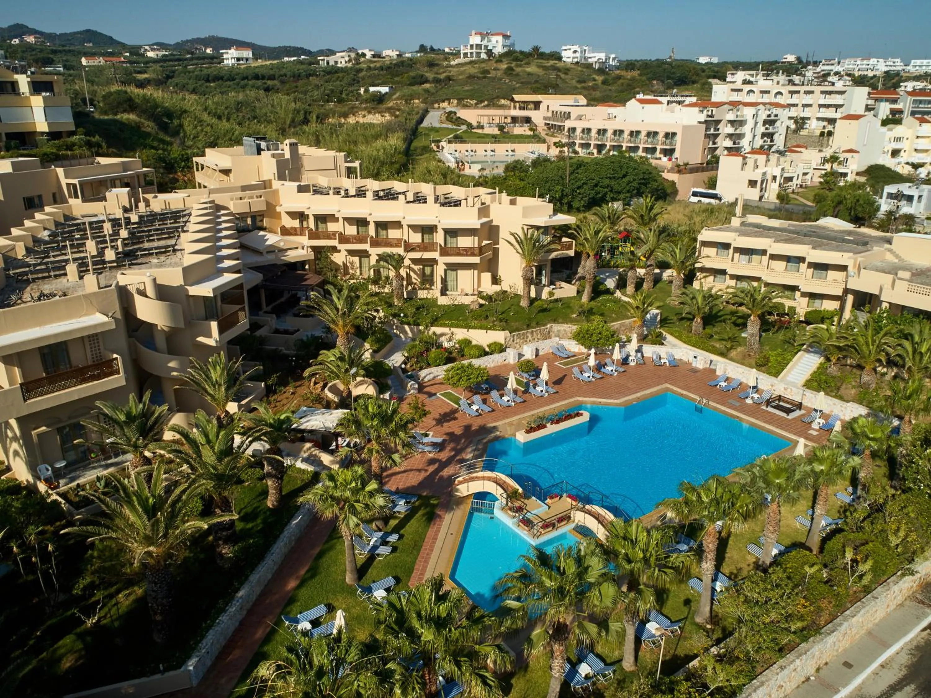 Property building in Giannoulis – Santa Marina Beach Hotel