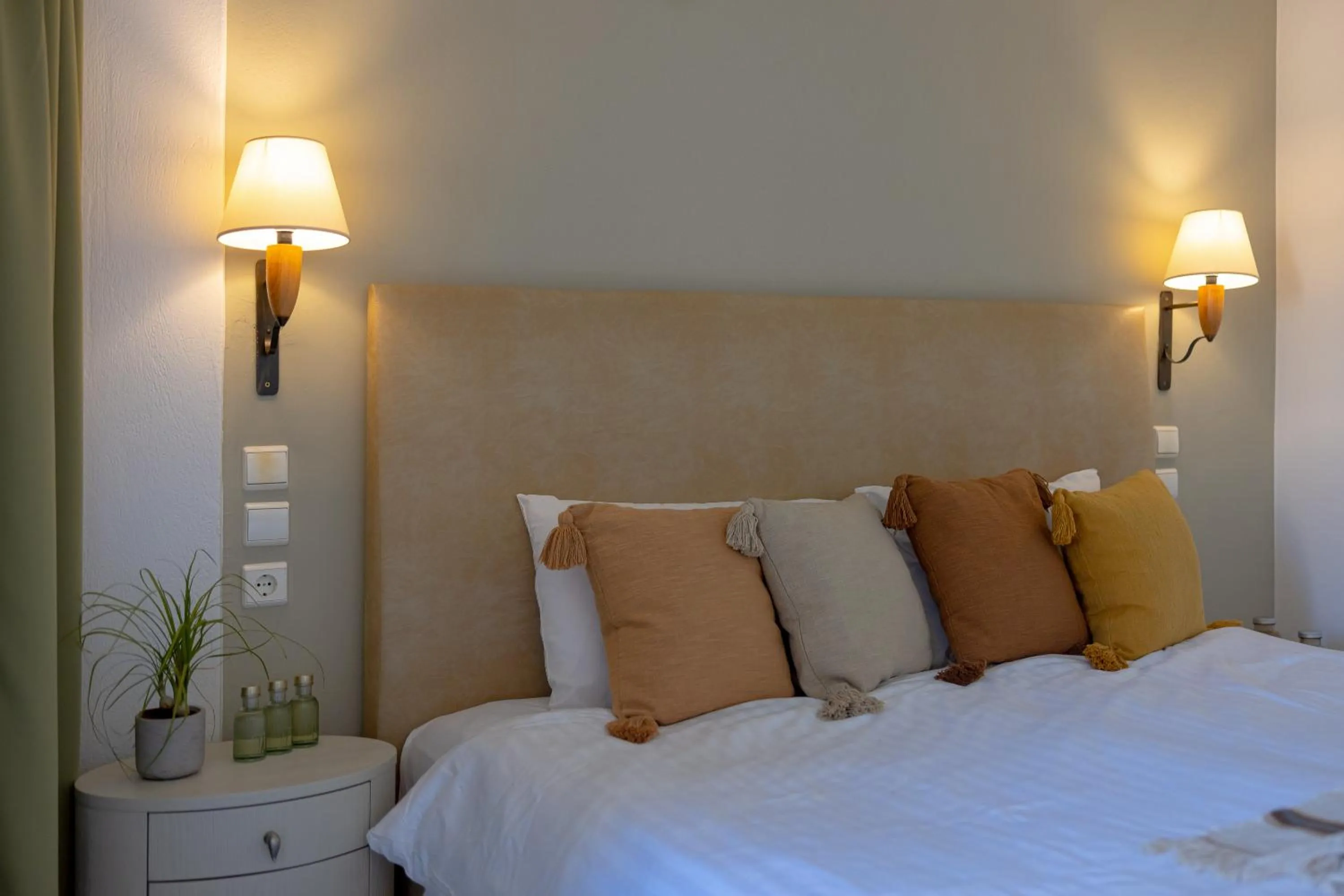 Bed in Giannoulis – Santa Marina Beach Hotel