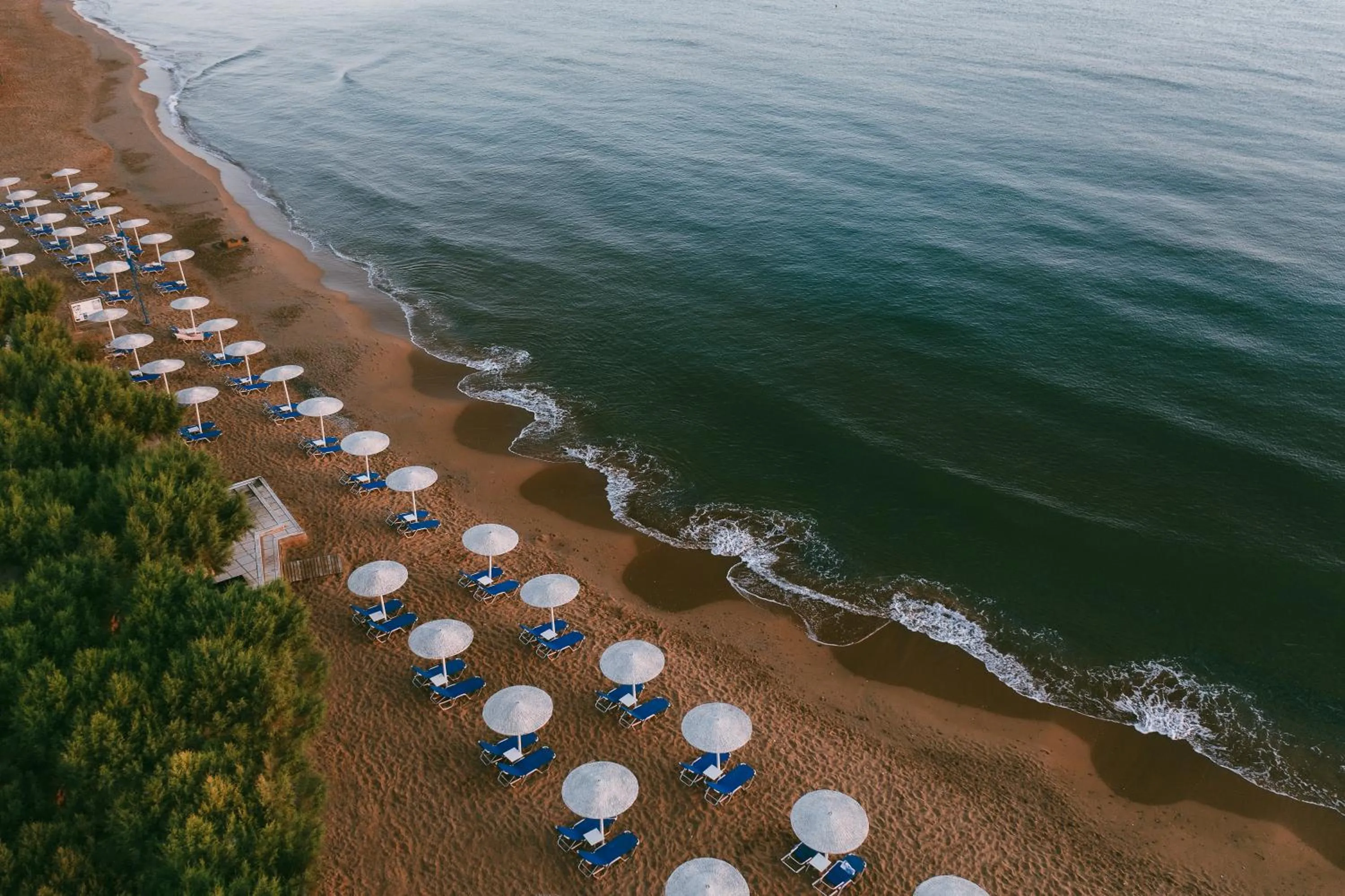 Bird's eye view in Giannoulis – Santa Marina Beach Hotel