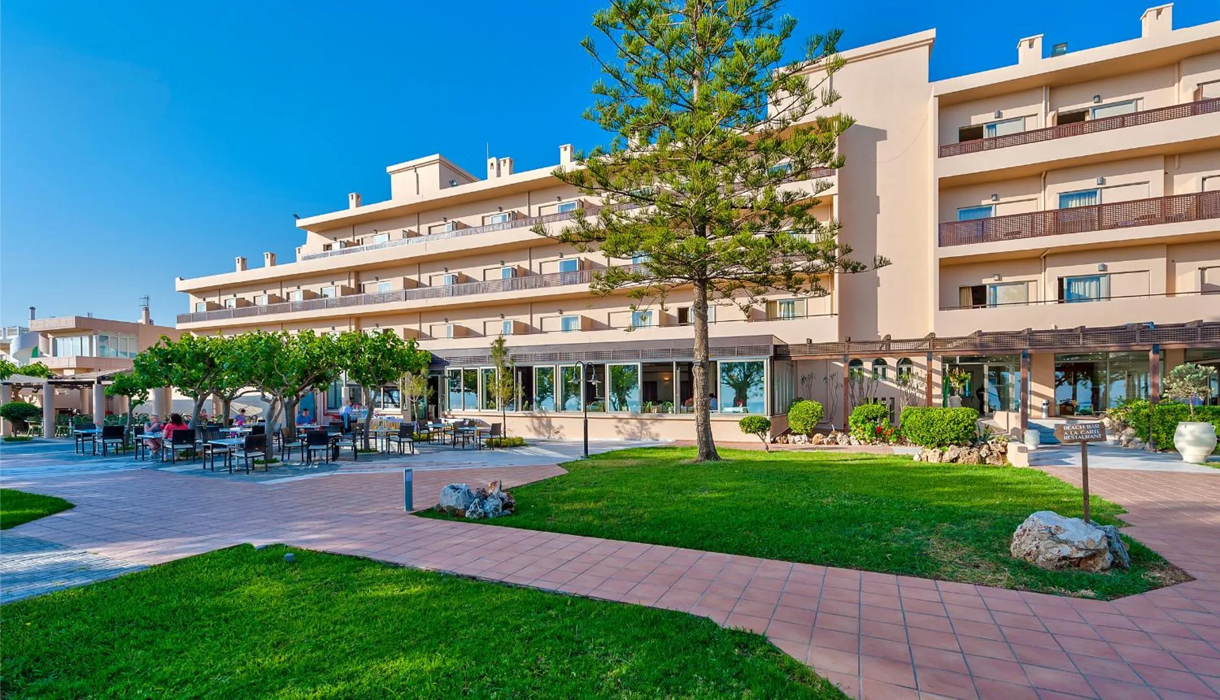 Property building in Giannoulis – Santa Marina Beach Hotel