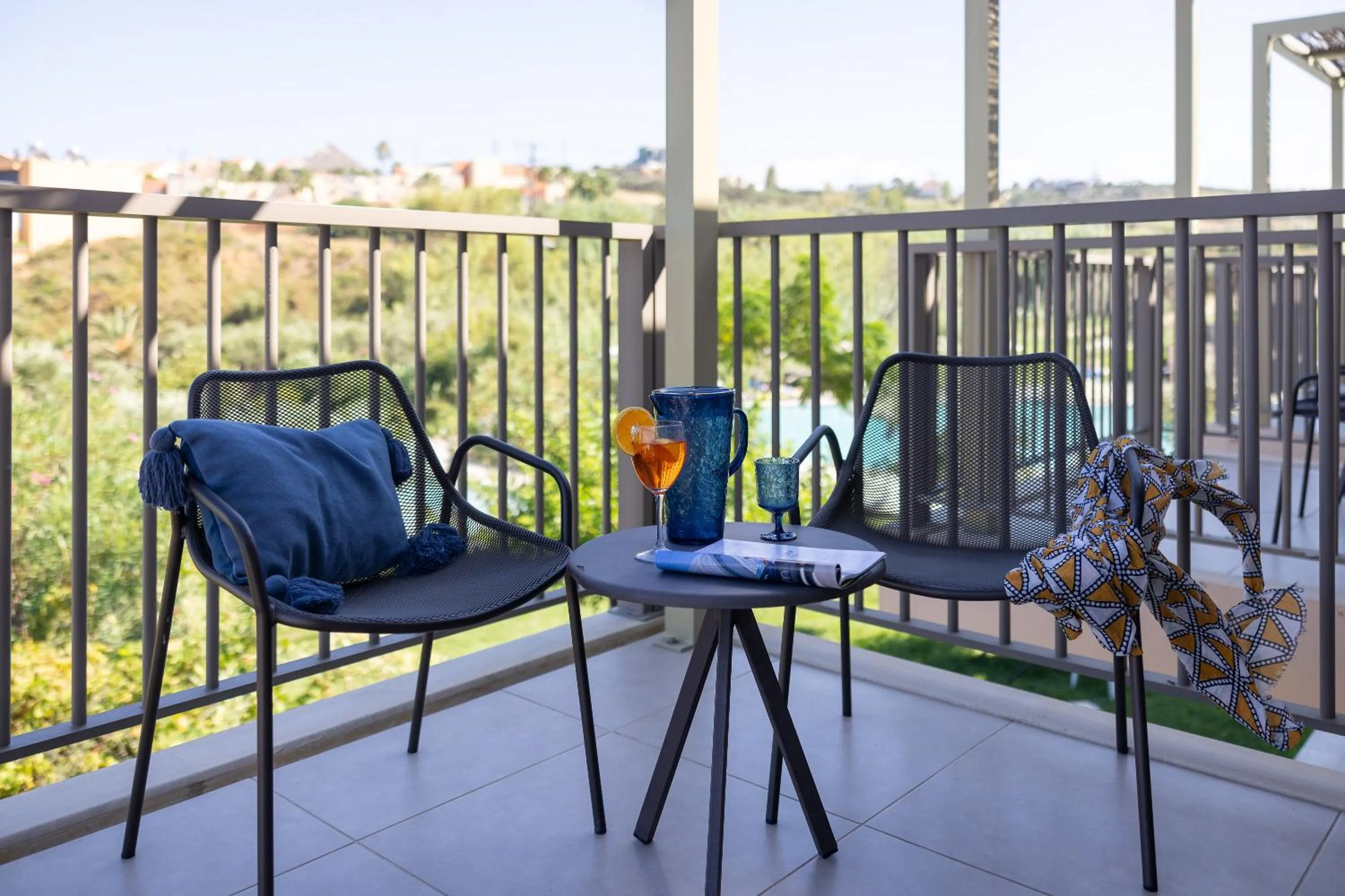 Balcony/Terrace in Giannoulis – Santa Marina Beach Hotel