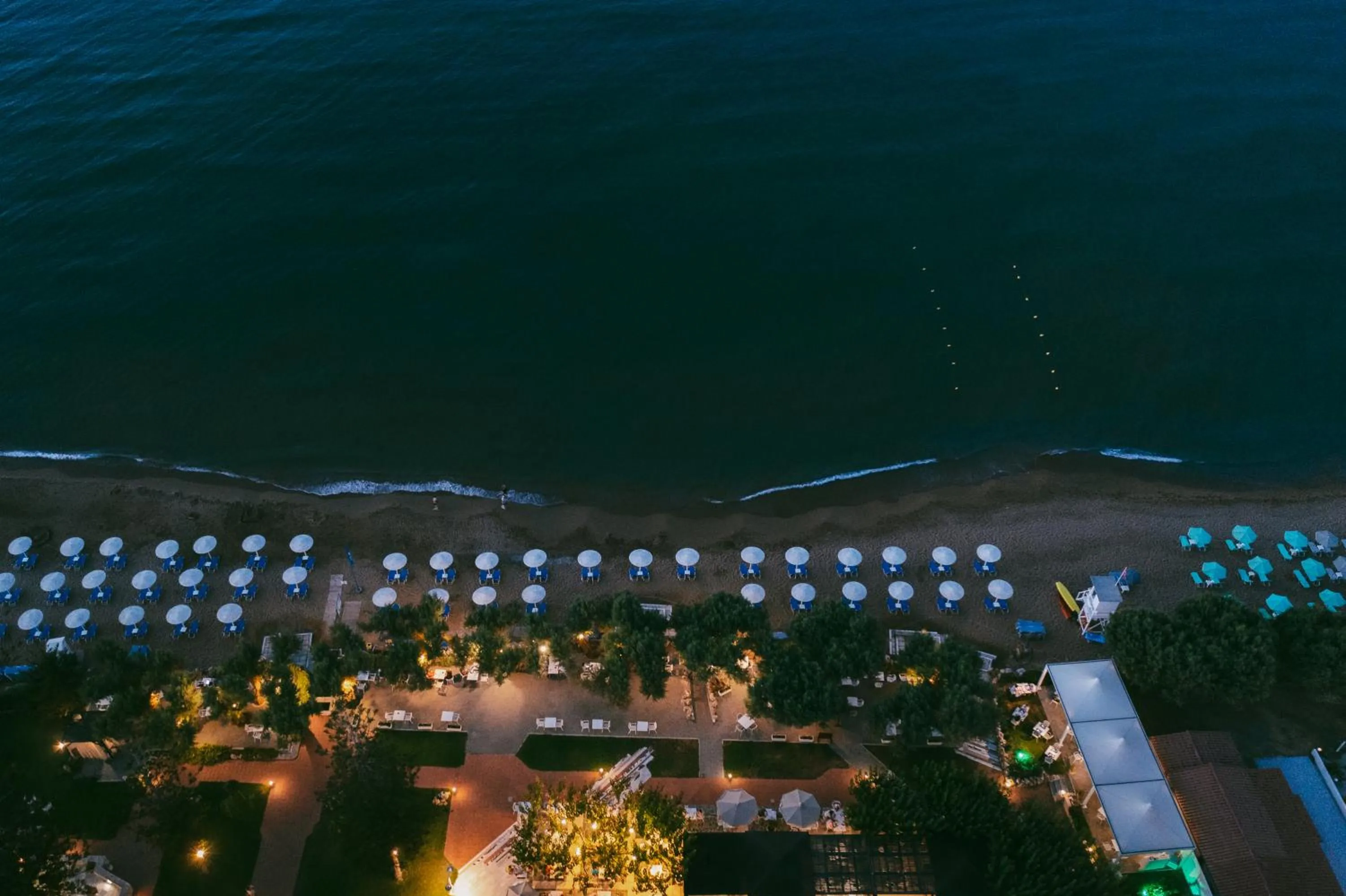 Bird's eye view in Giannoulis – Santa Marina Beach Hotel